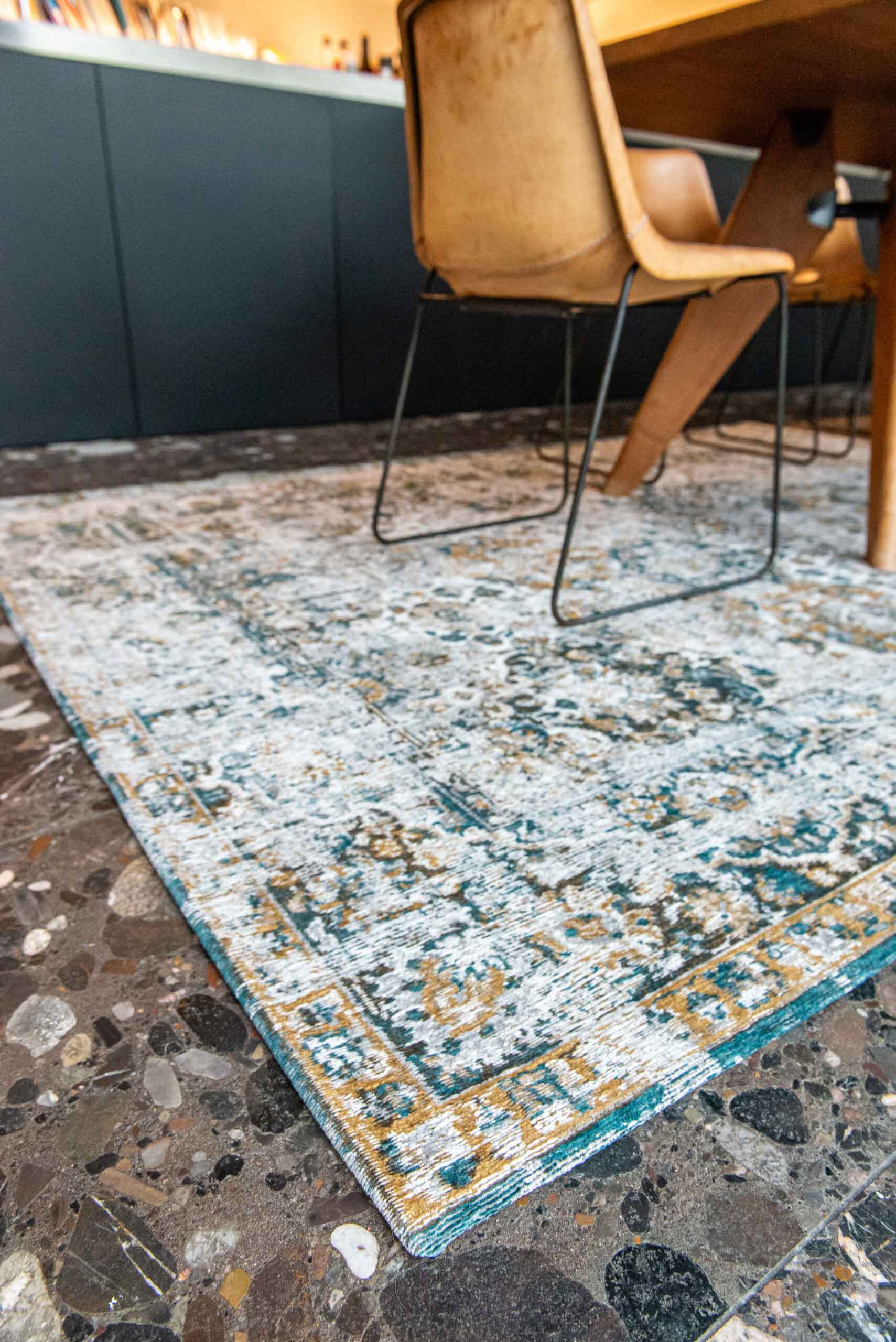 Vloerkleed BAKTHIARI FENER bruin-grijs