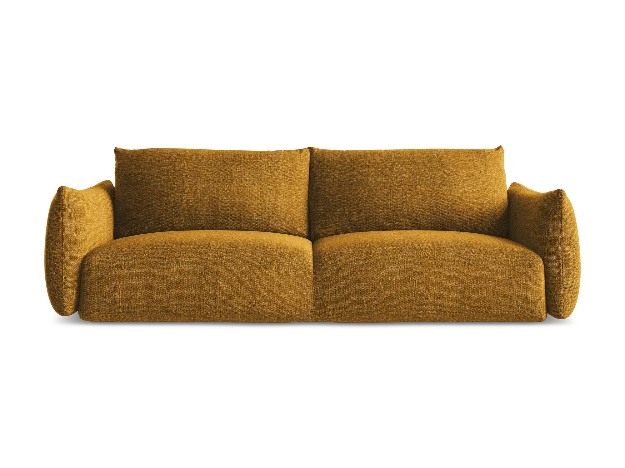 3-Seater Sofa with Sleeping Function LEILA Mustard
