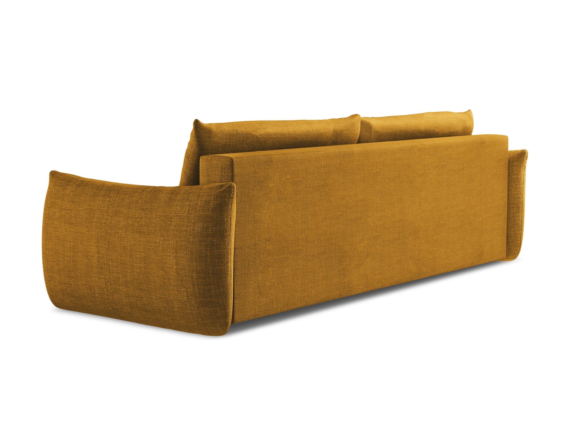 3-Seater Sofa with Sleeping Function LEILA Mustard