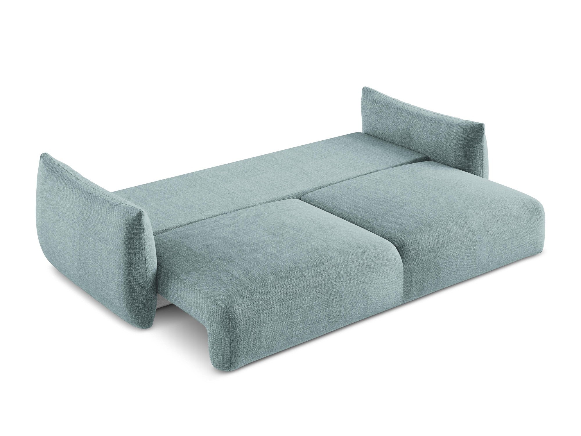 Sofa für 3 Personen mit Schlaf-Funktion LEILA in jeansblau