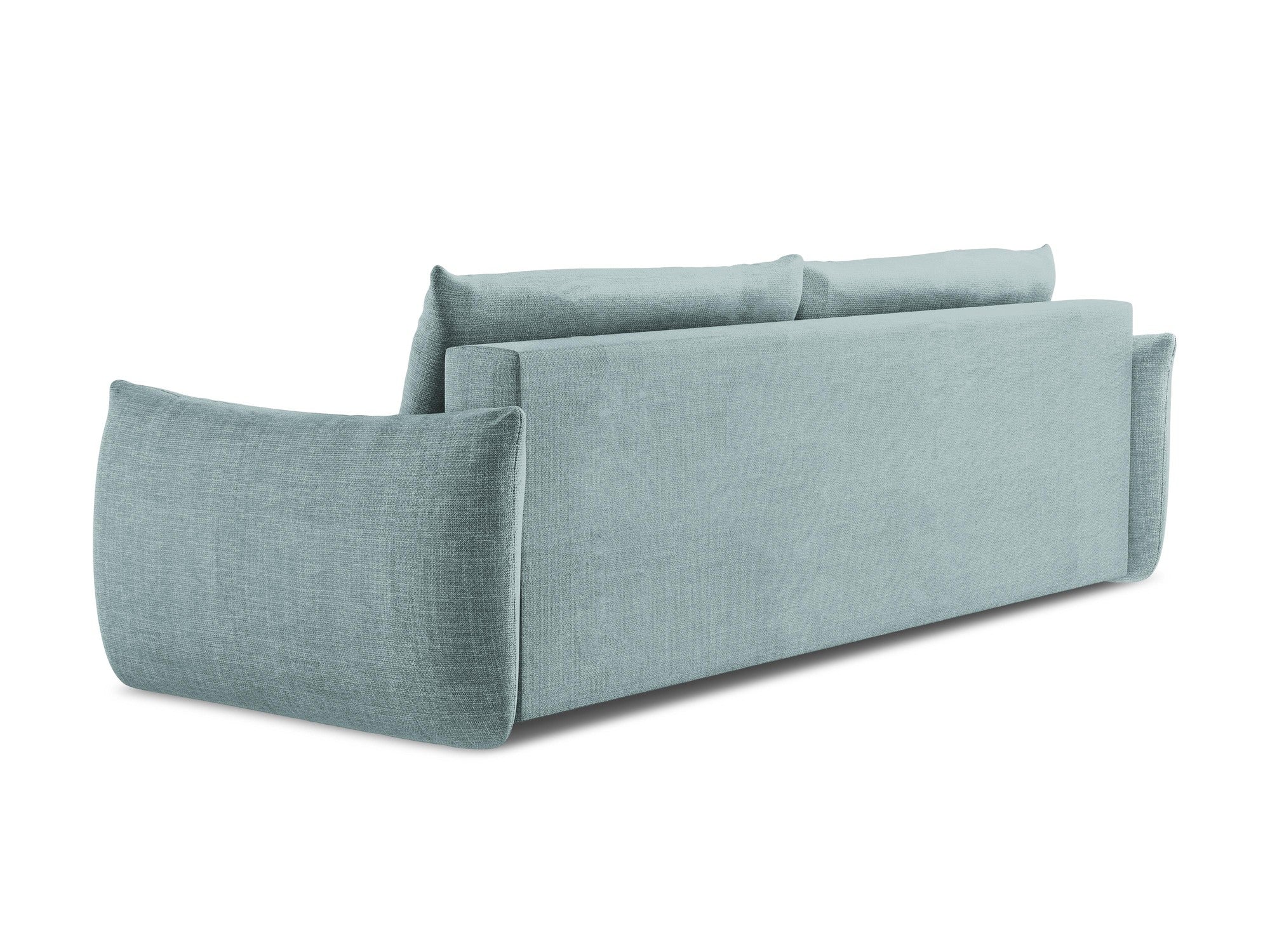 Sofa für 3 Personen mit Schlaf-Funktion LEILA in jeansblau