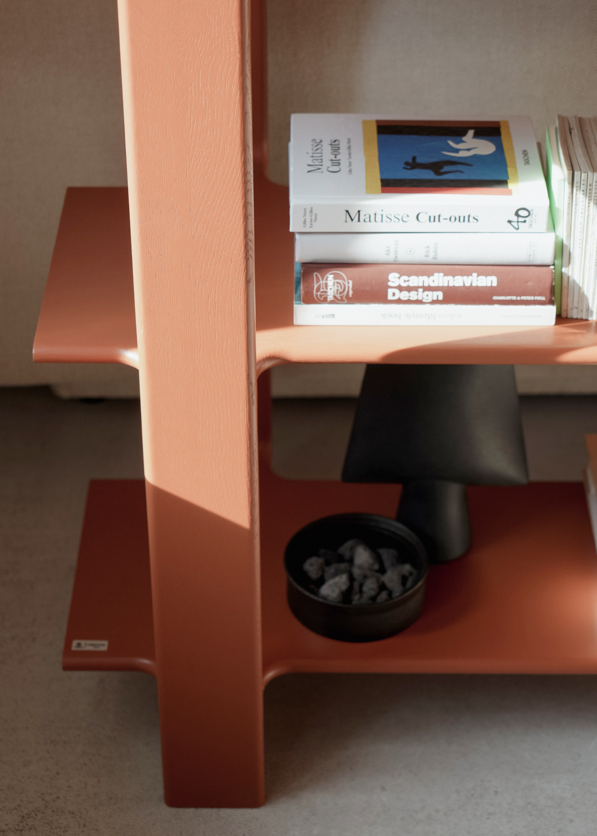 Boekenkast LIGO donker eikenhout