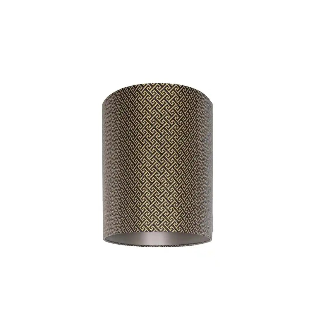 Abażur GEO schwarz mit Braun