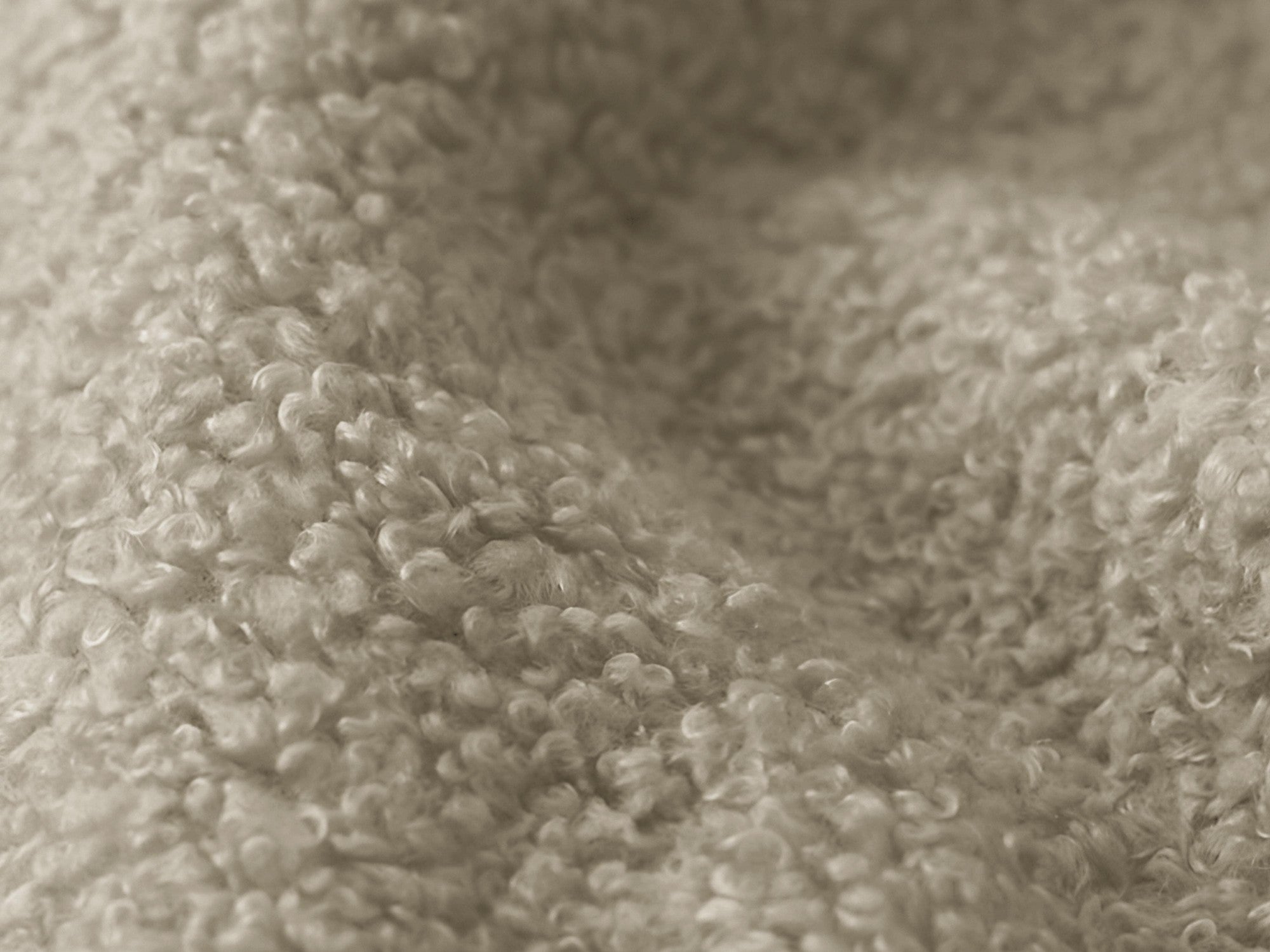 Sofa 3-zits met slaapfunctie LOHI donkerbeige boucle