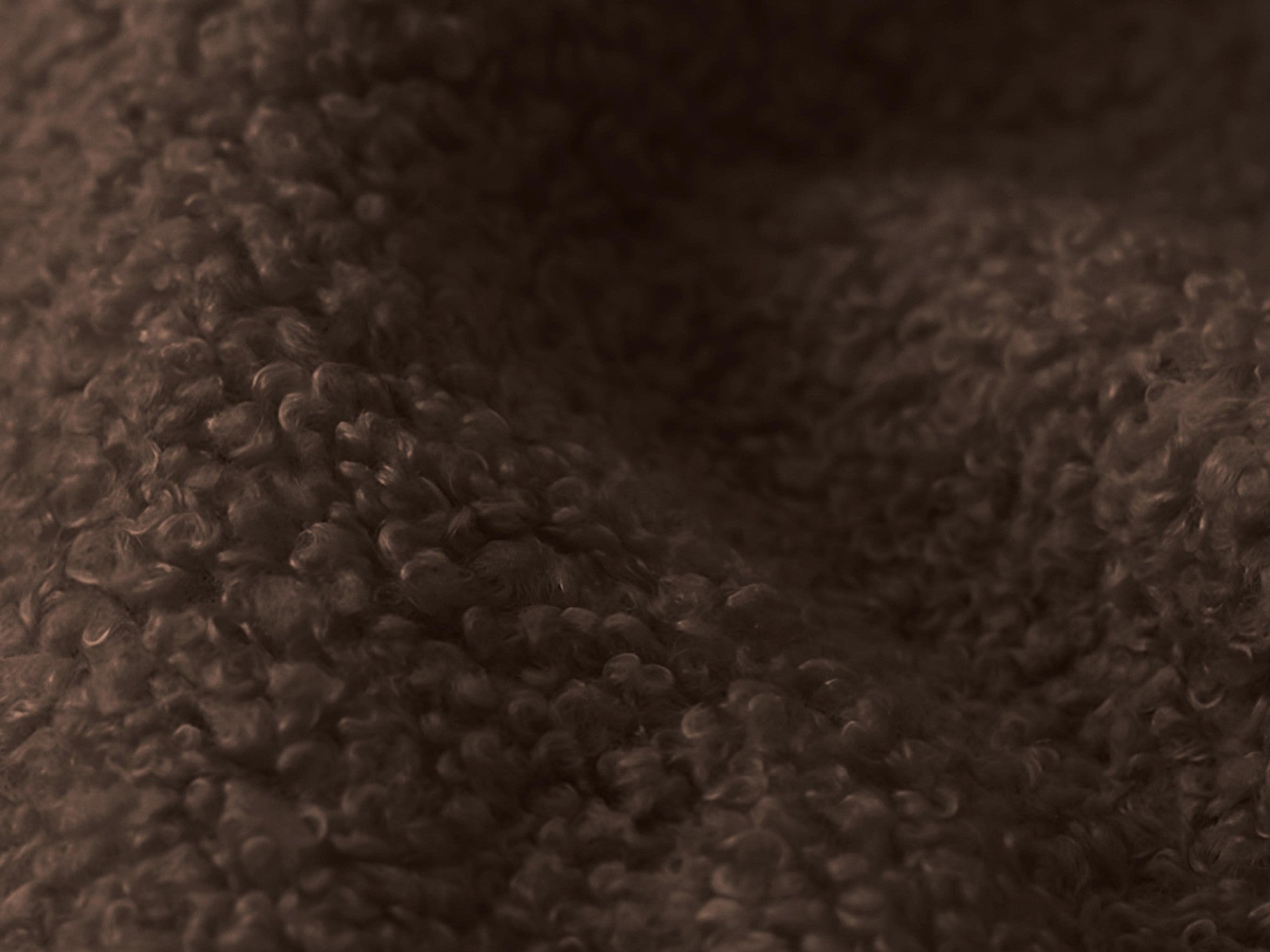 Sofa 3-zits met slaapfunctie LOHI bruin boucle