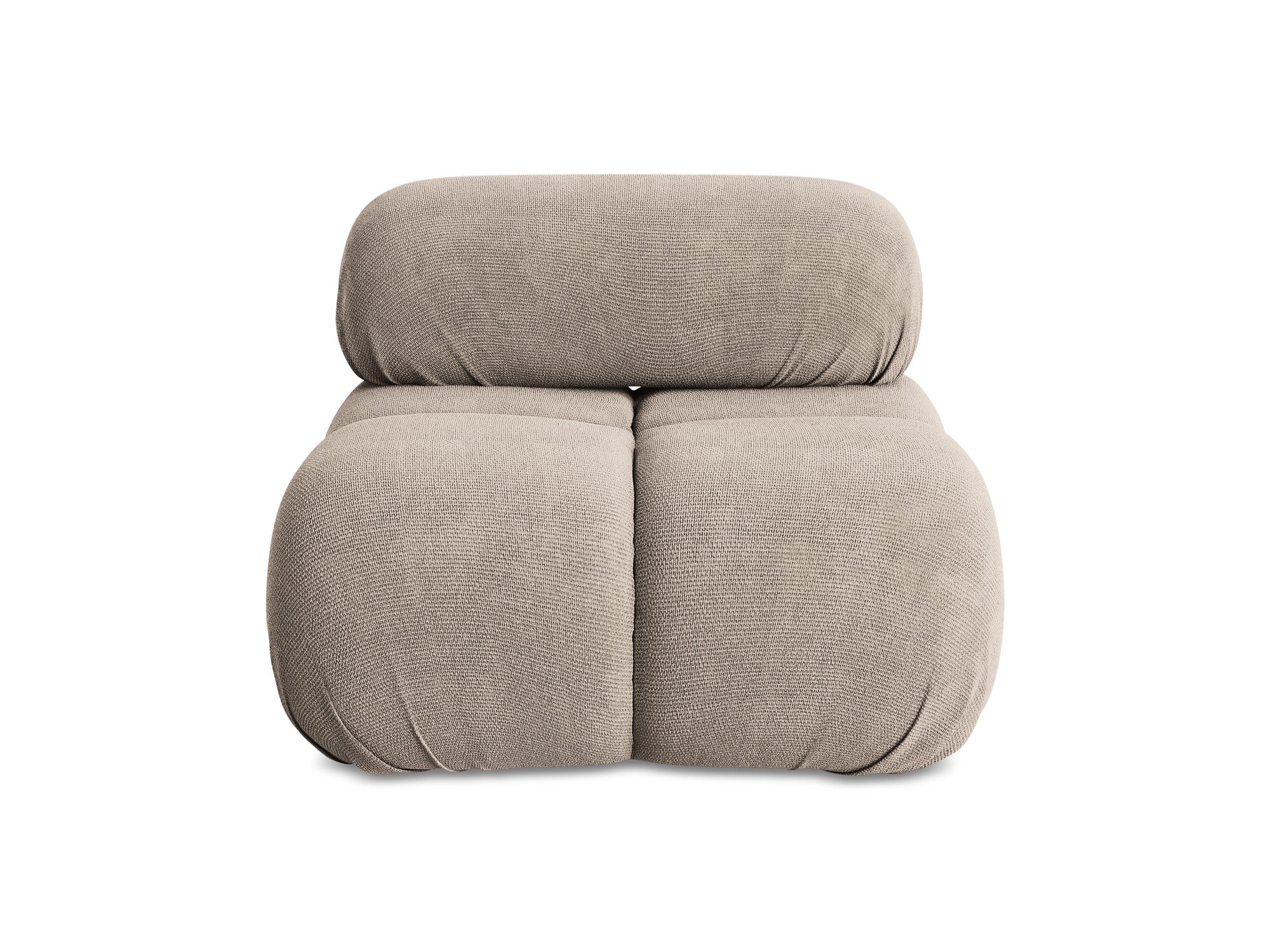 Fauteuil / module LOKUA donkerbeige chenille