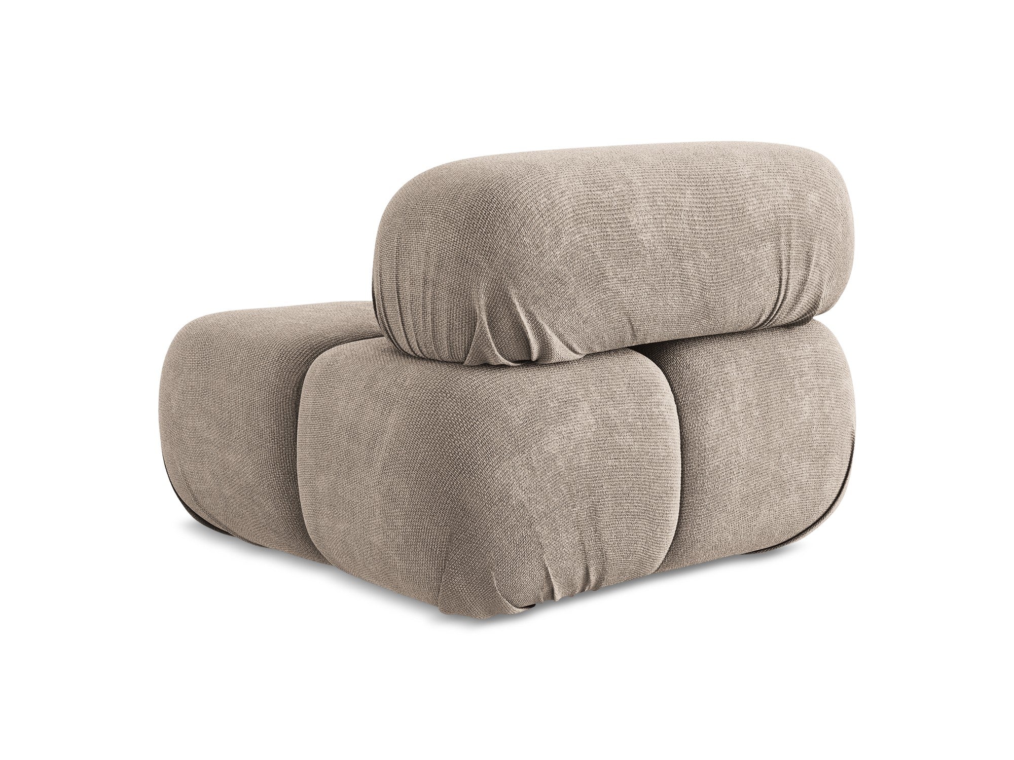 Fauteuil / module LOKUA donkerbeige chenille