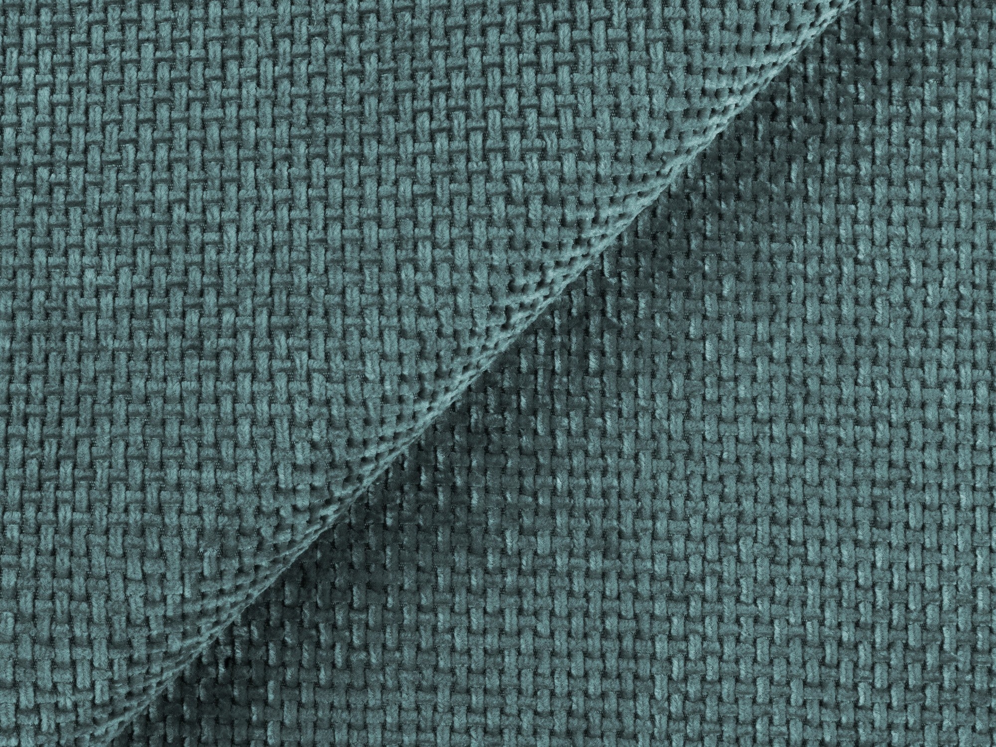 Modulaire 2-zitsbank LOKUA denimblauw chenille