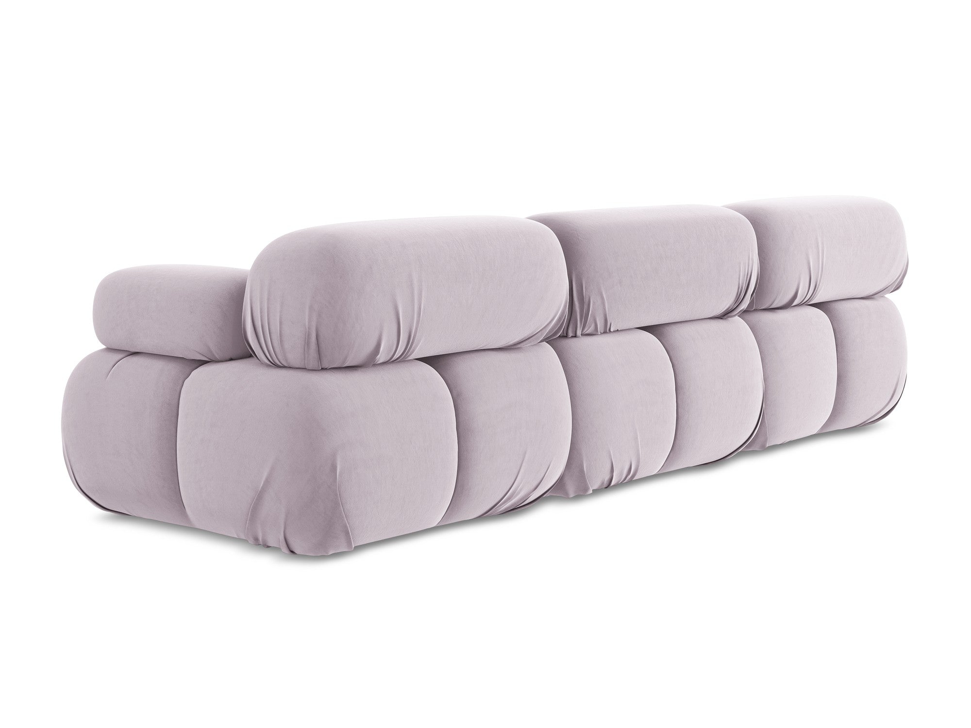 Sofa modulare aus Samt für 3 Personen LOKUA lavendel