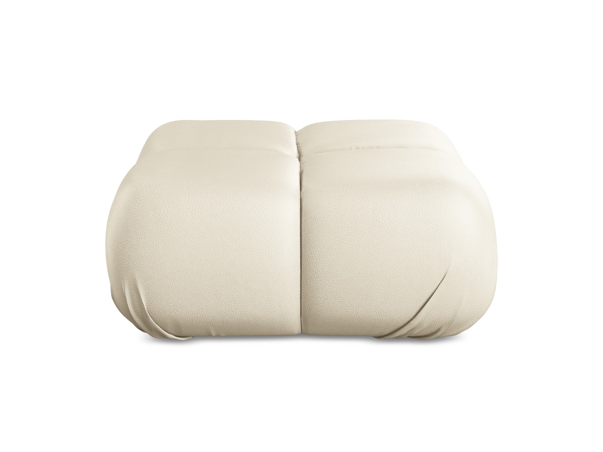 Pouf / module LOKUA light beige eco-leather