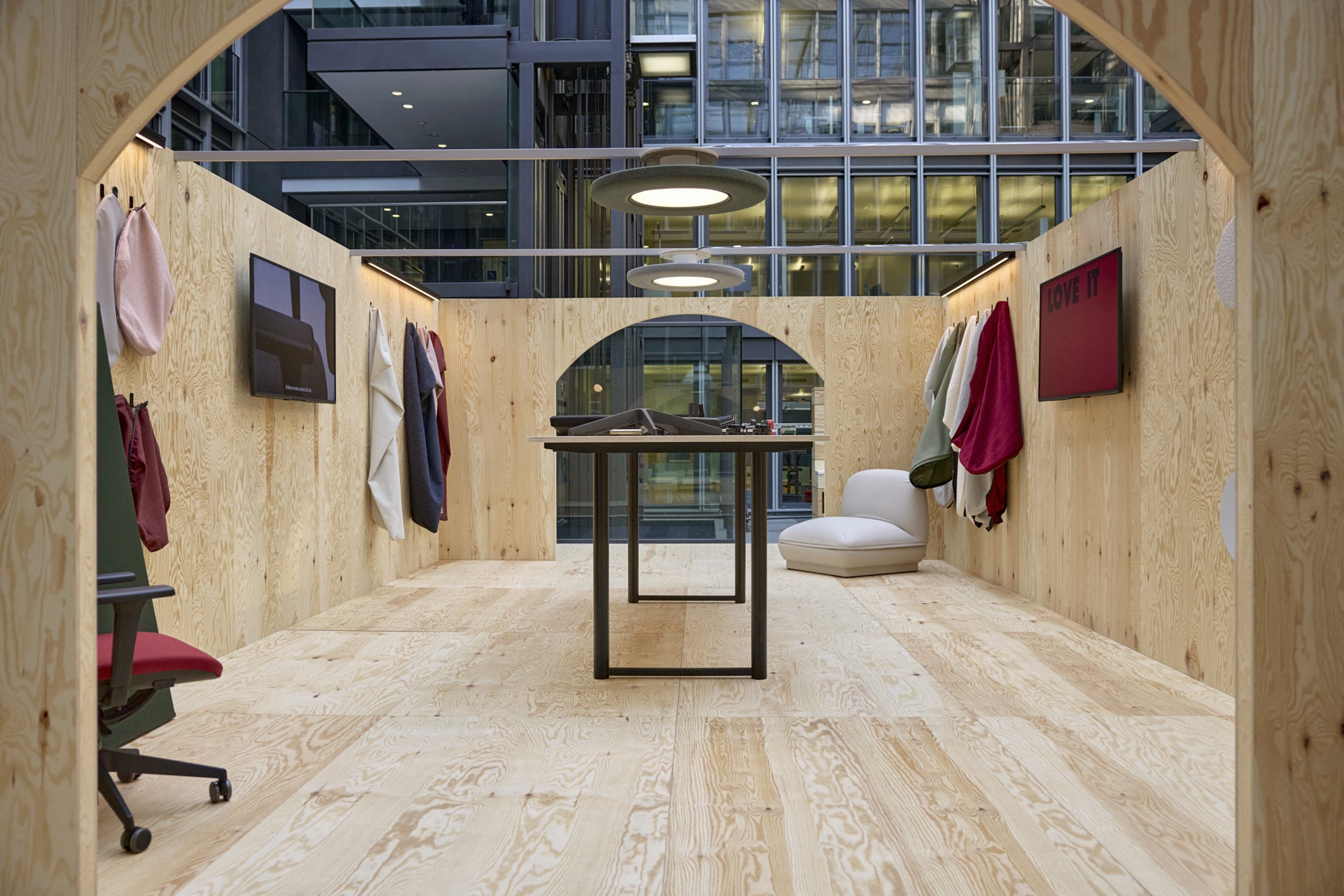 Hanglamp LP SLIM ACOUSTIC witte rand