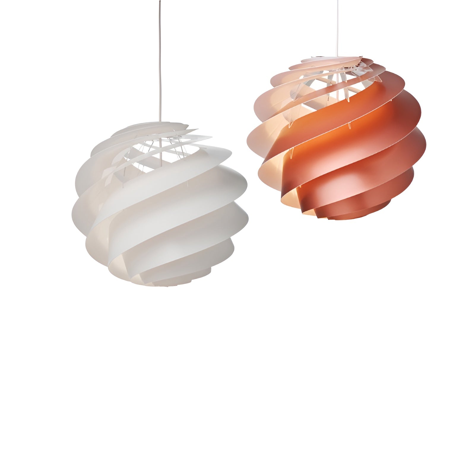 Hanging Lamp MODEL 1313 SWIRL 3 Copper