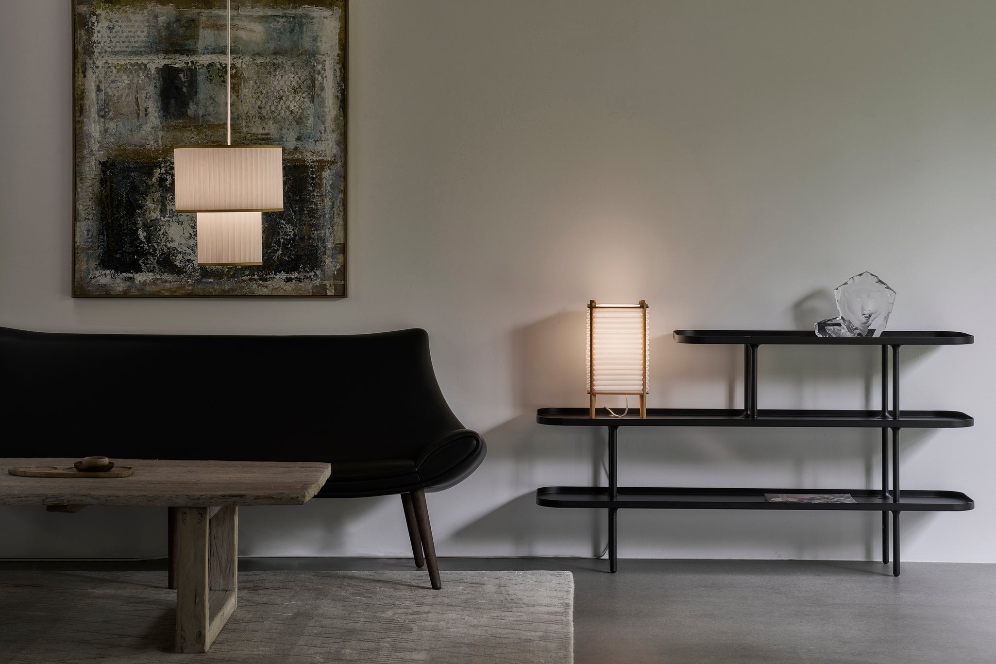 Lampa wisząca MODEL 110 PLIVELLO biały ze złotym – Le Klint