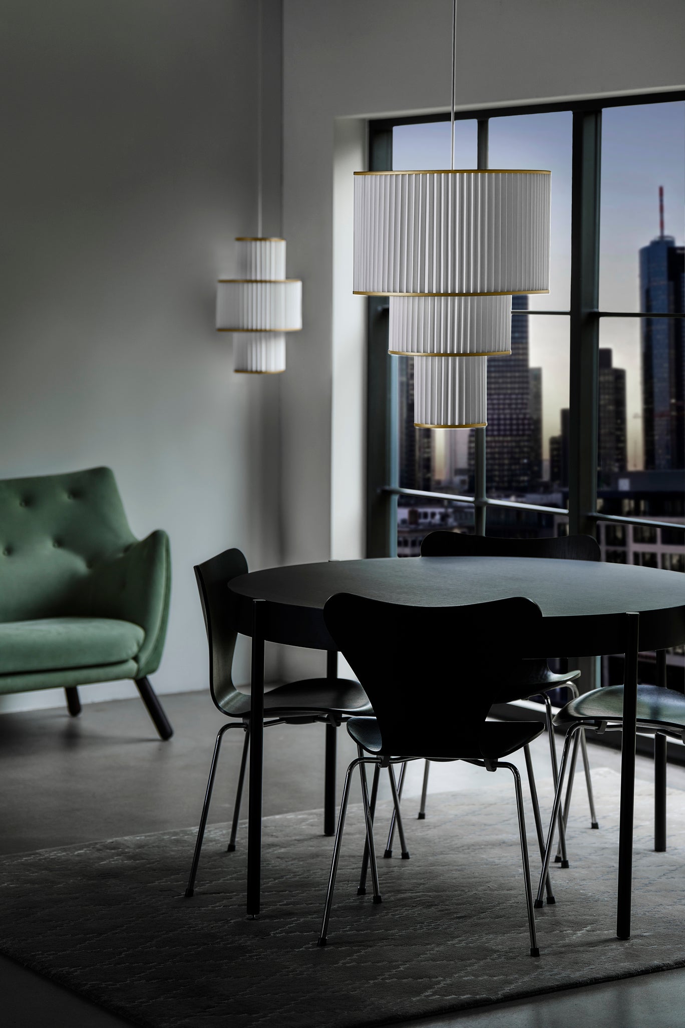 Hanglamp MODEL 112 PLIVELLO wit met goud