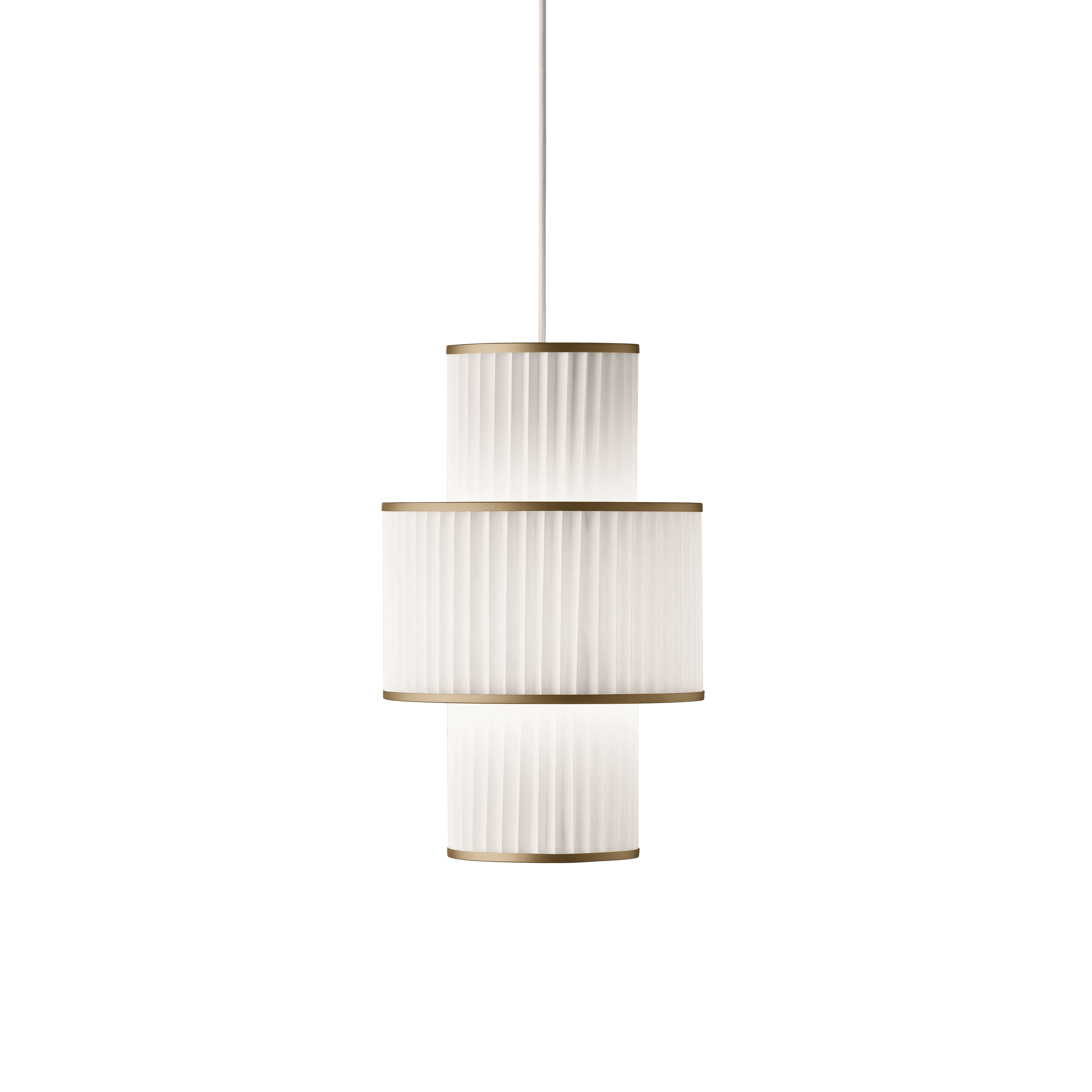 Hanglamp MODEL 111 PLIVELLO wit met goud