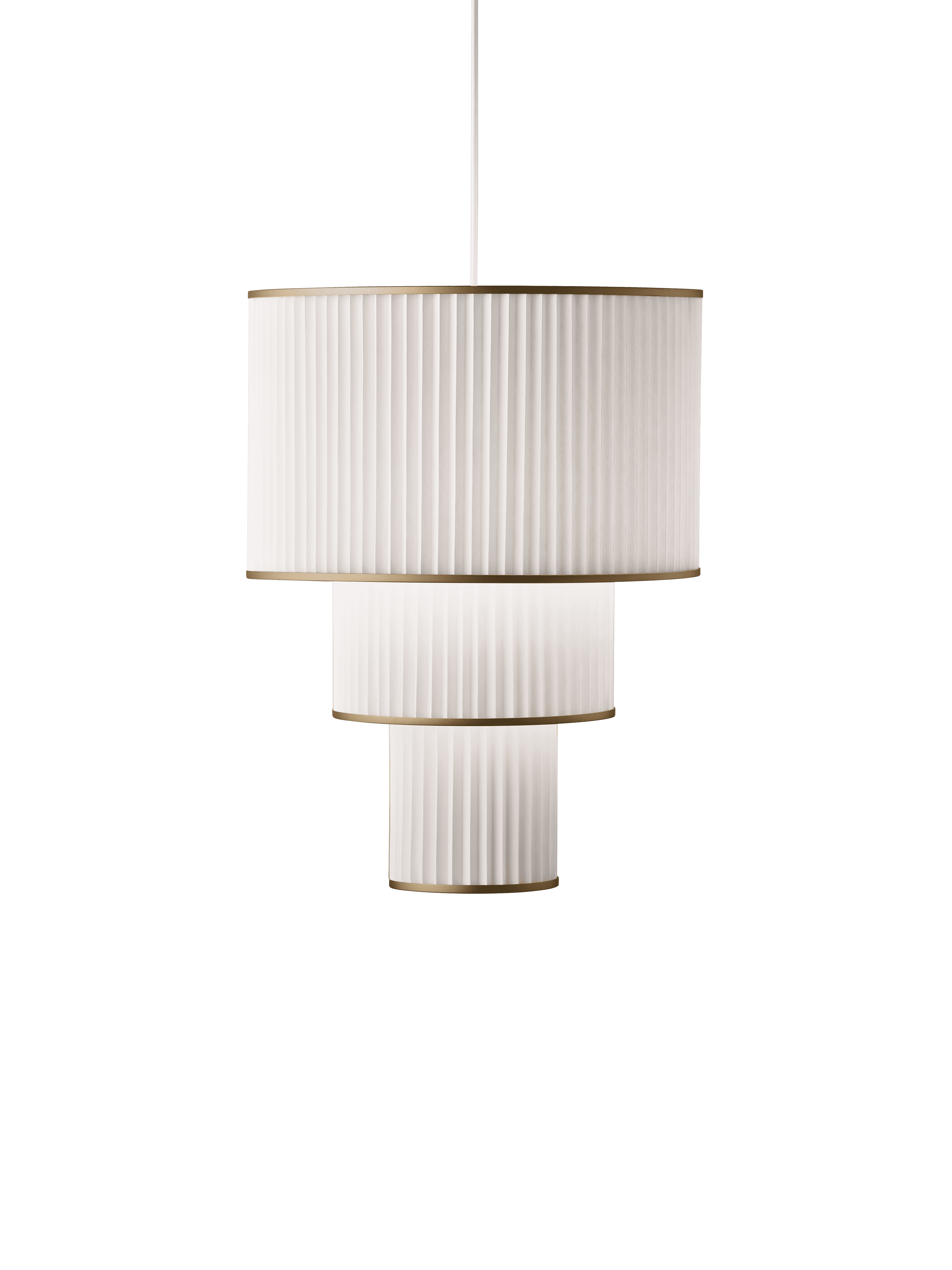 Hanglamp MODEL 112 PLIVELLO wit met goud