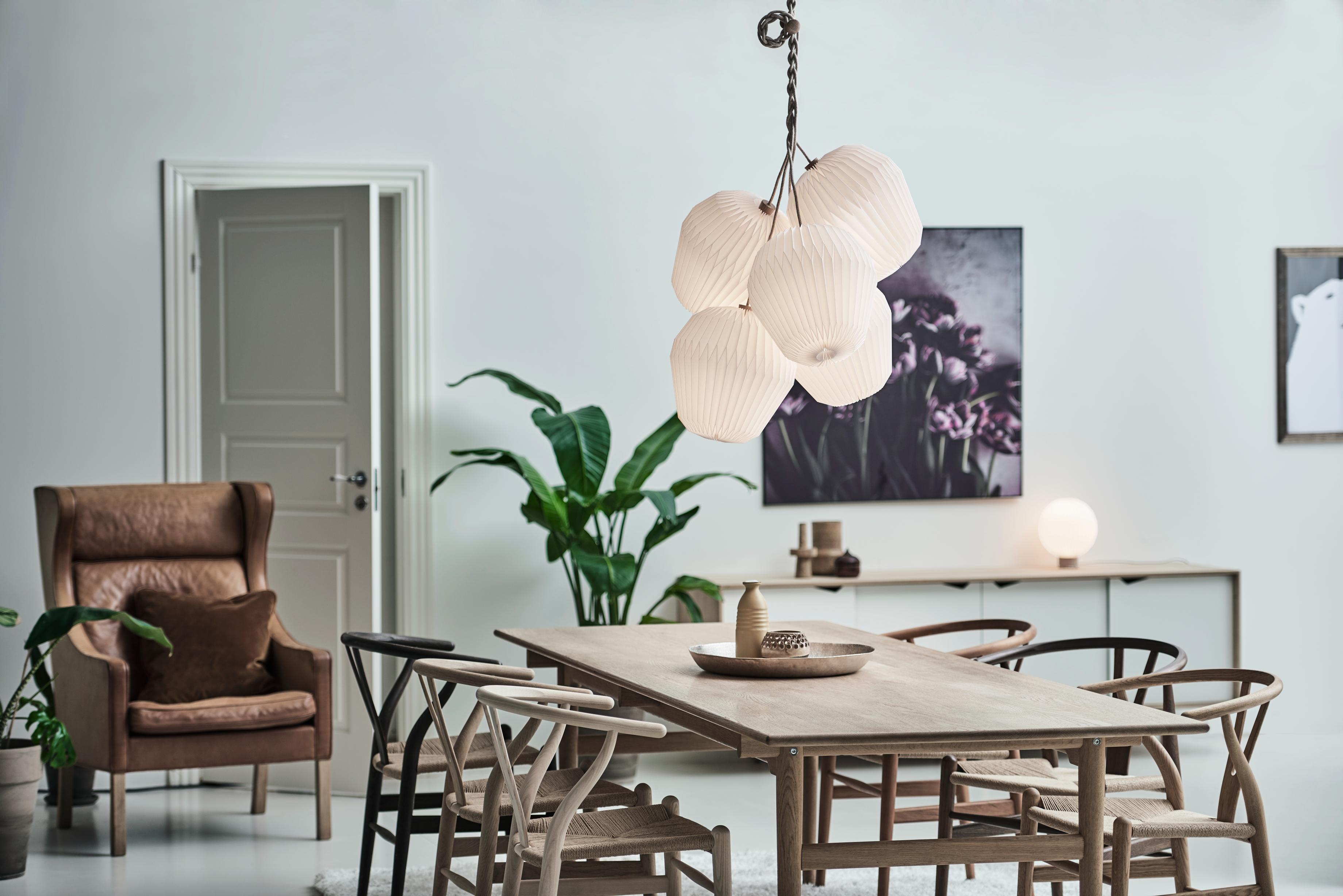 Kroonluchter BOUQUET 5 wit