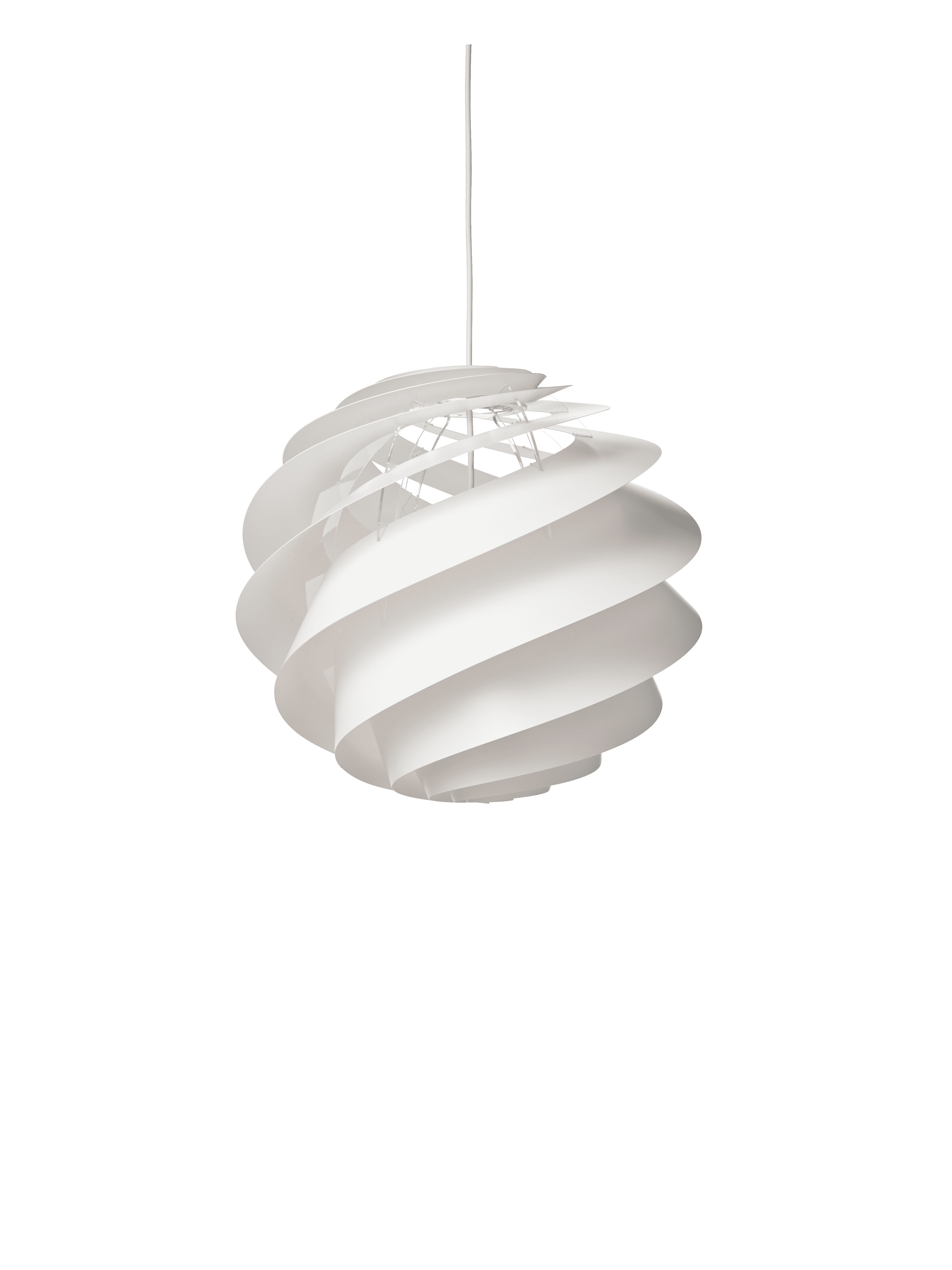 Hanging Lamp MODEL 1313 SWIRL 3 white