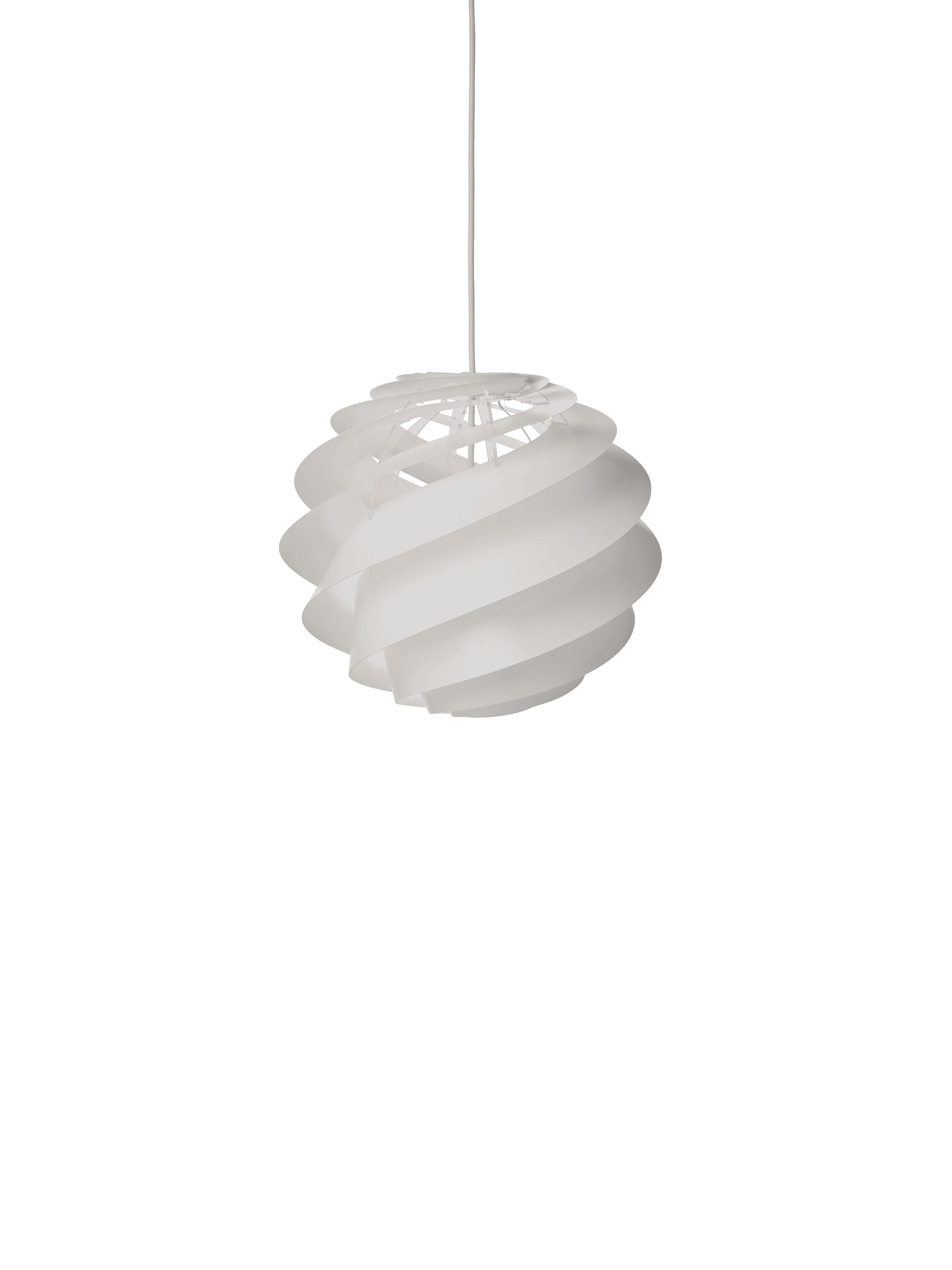 Hanging Lamp MODEL 1313 SWIRL 3 white