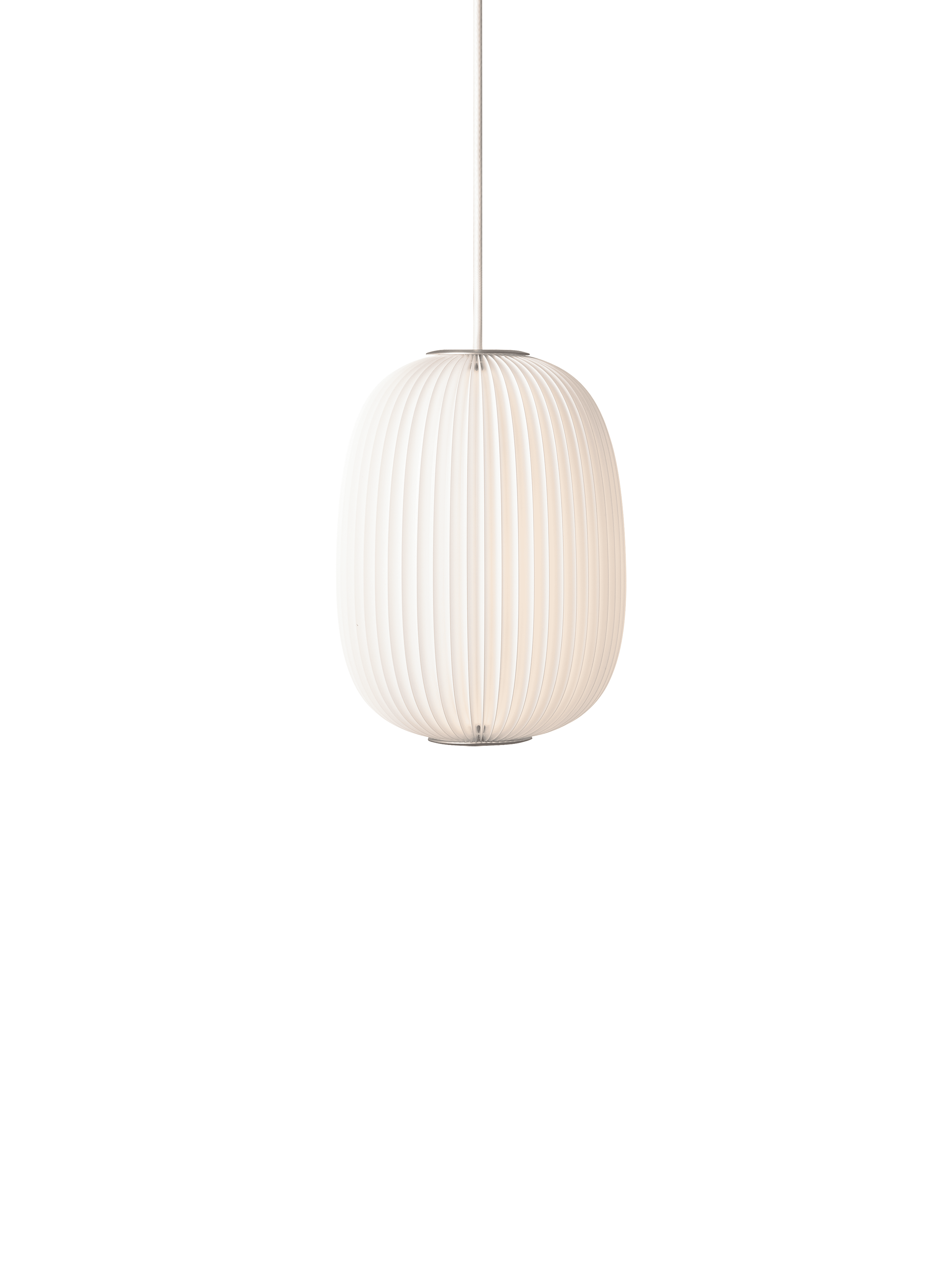 Lampa wisząca MODEL 135 LAMELLA 4 biały ze srebrnym wykończeniem – Le Klint