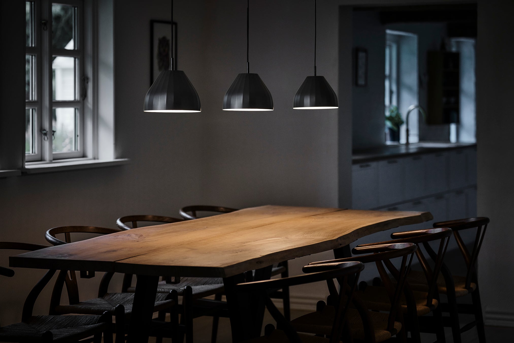 Hanging Lamp MODEL 140 FACET black