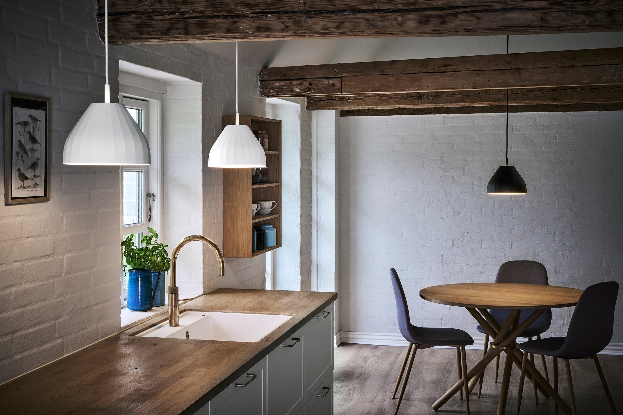 Hanglamp MODEL 140 FACET wit