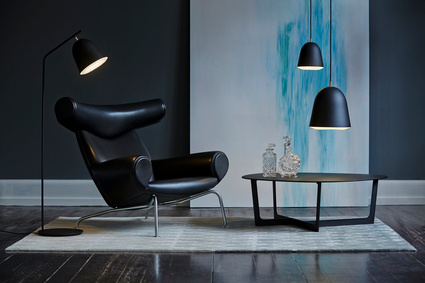 Lampa wisząca MODEL 155 CACHÉ czarny – Le Klint
