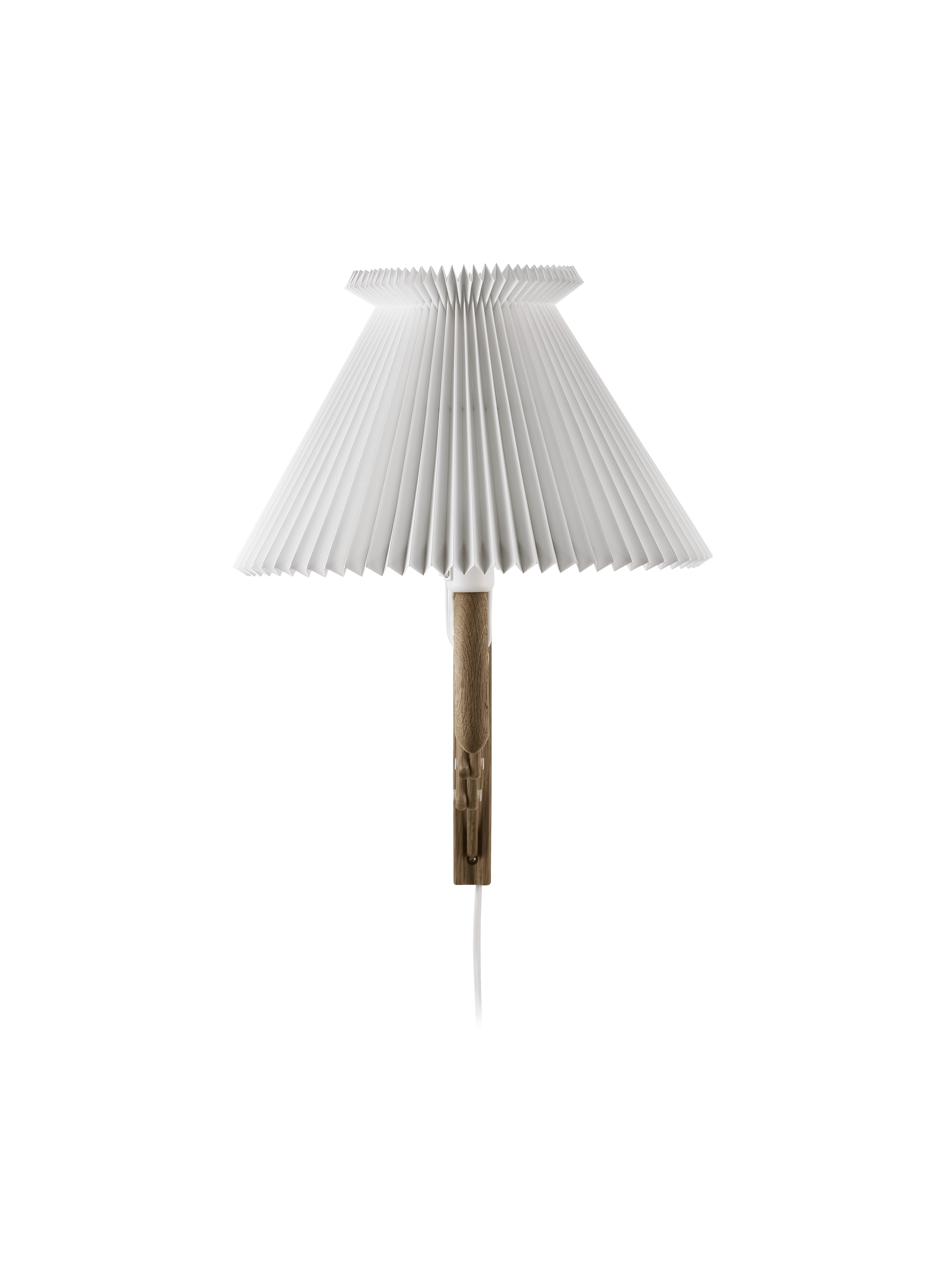 Wall lamp MODEL 234 6/21 SAX white with dark oak base