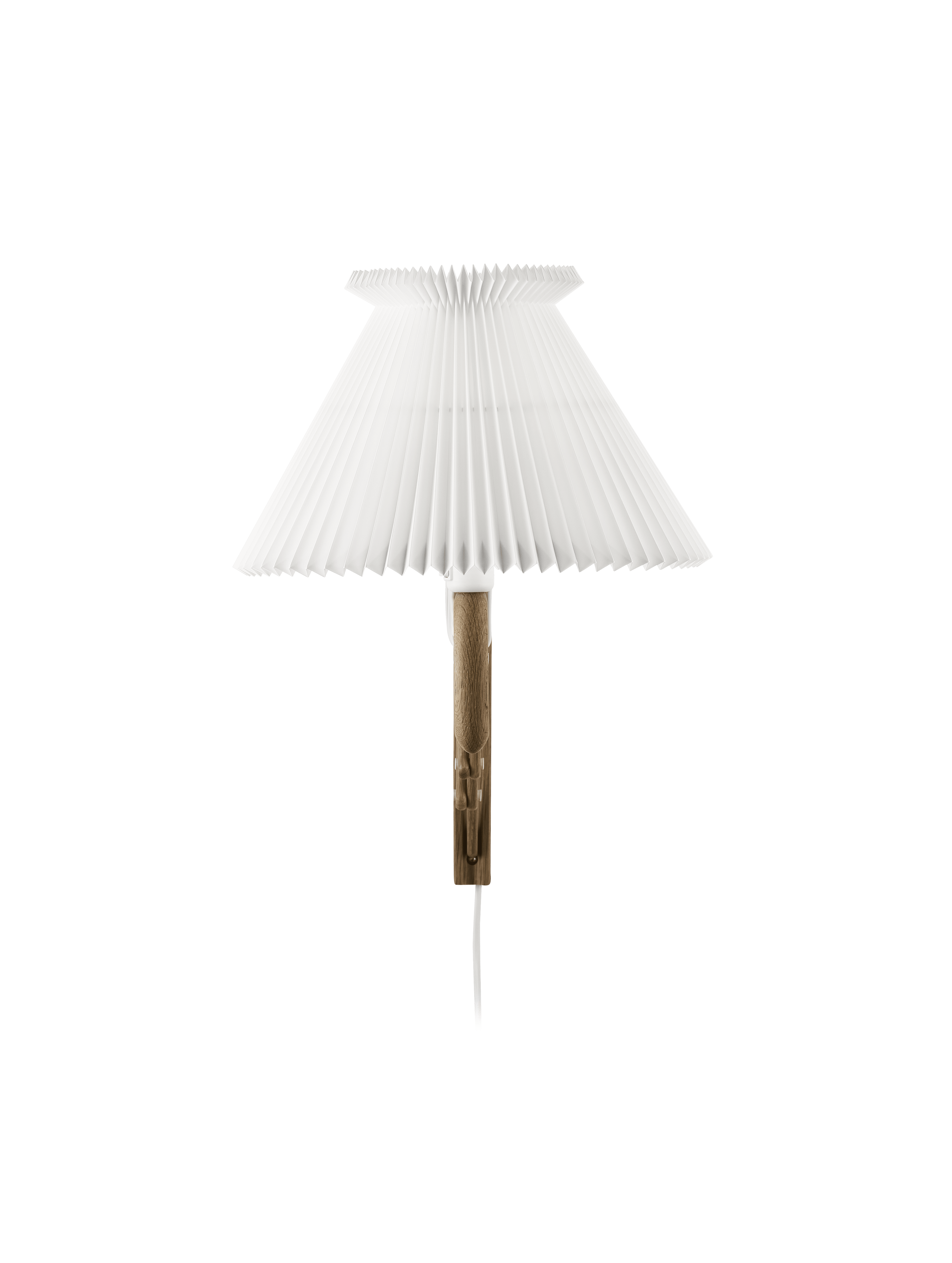 Wall lamp MODEL 234 6/21 SAX white with dark oak base