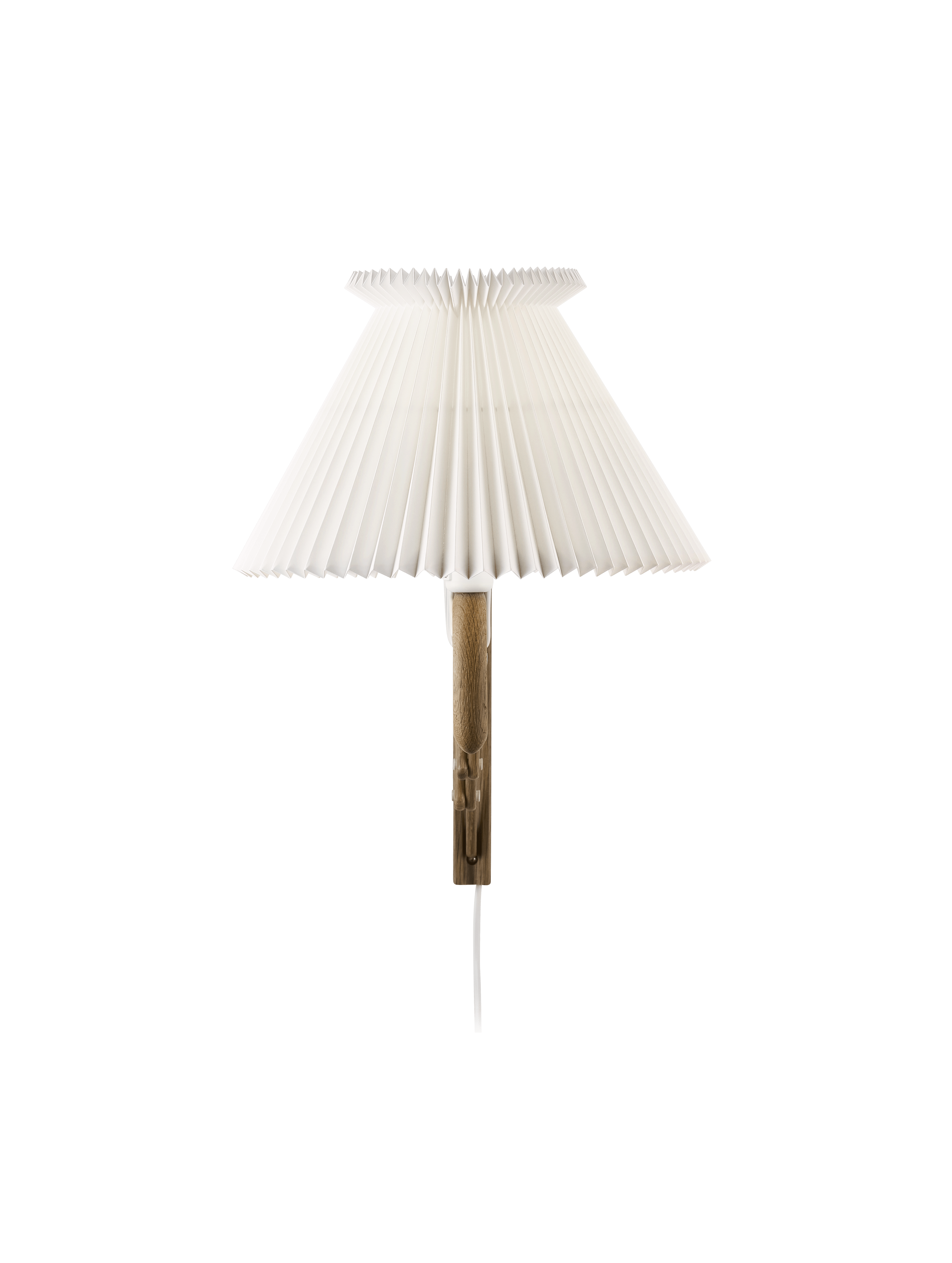 Wall lamp MODEL 234 6/21 SAX white with dark oak base