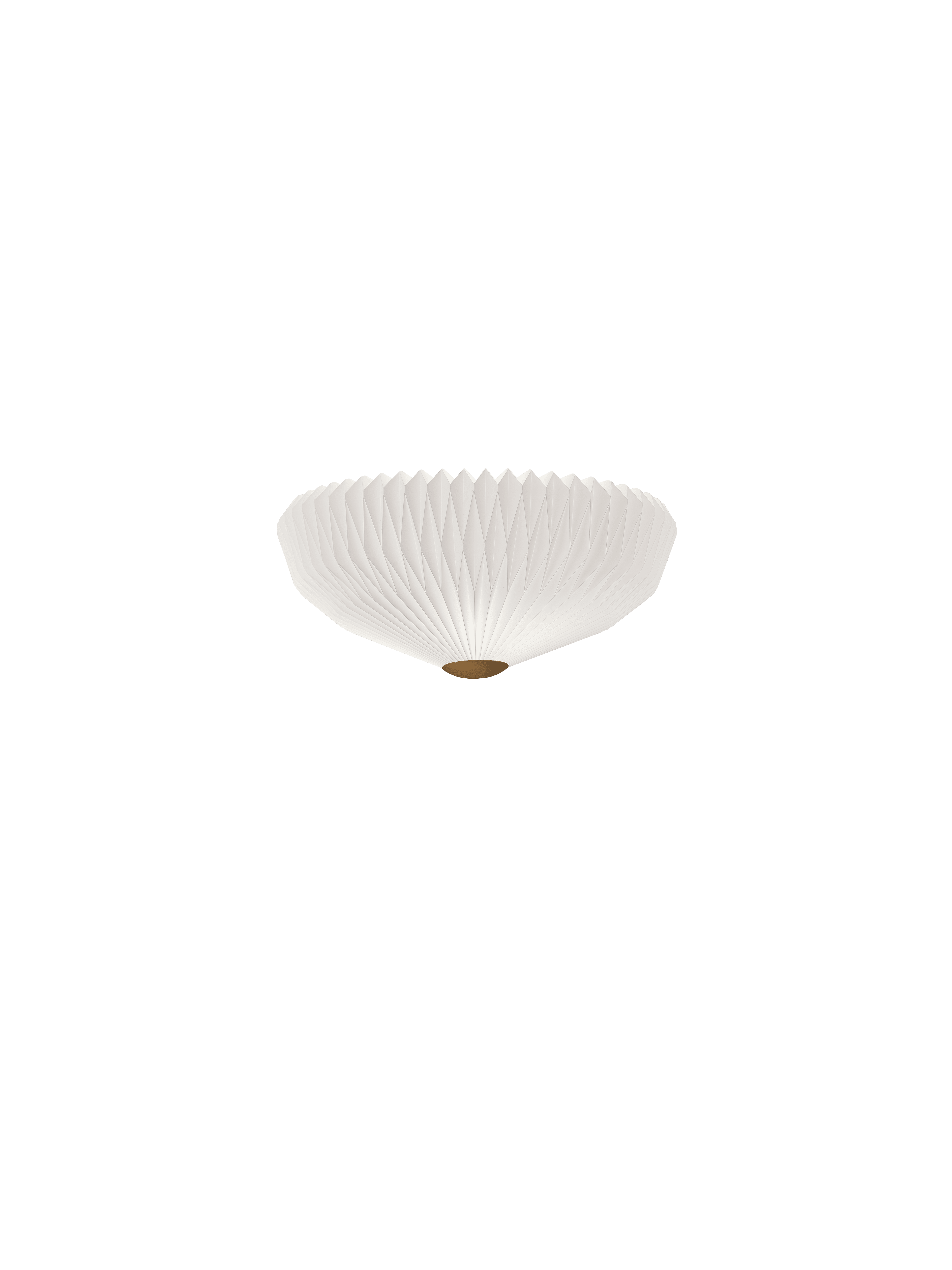 Wandlamp MODEL 23 wit met goud