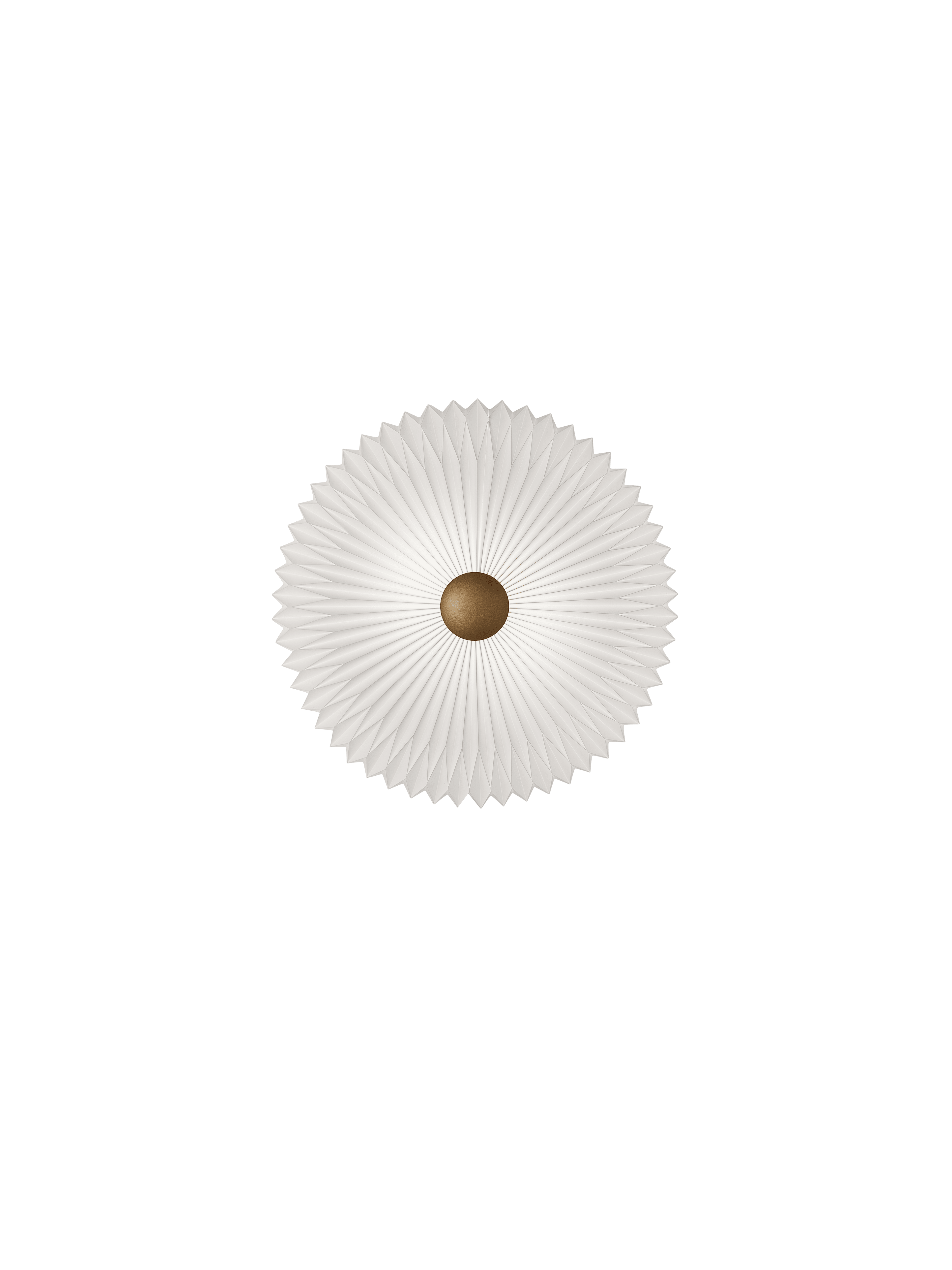 Wandlamp MODEL 23 wit met goud