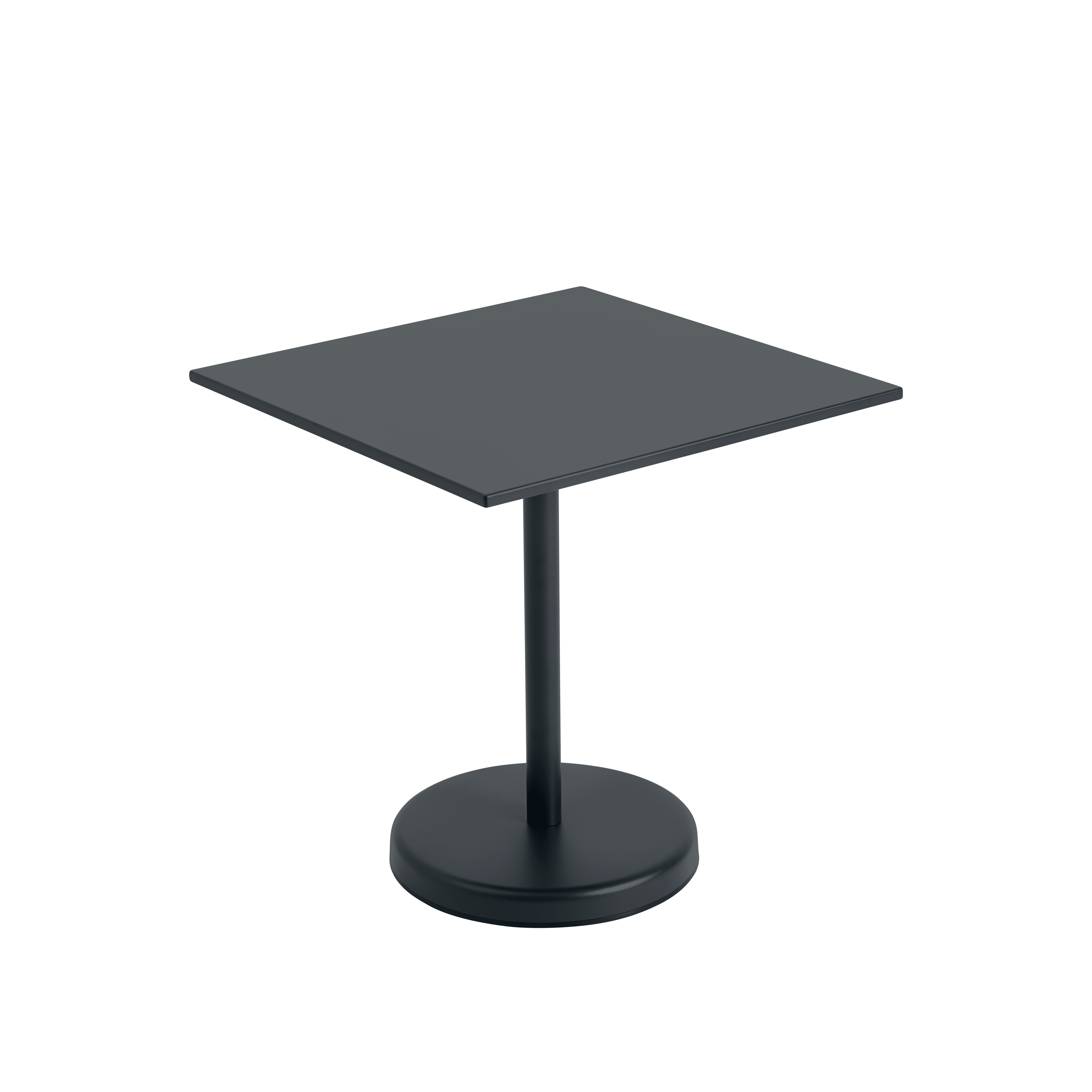 Buitenbar tafel LINEAR zwart staal