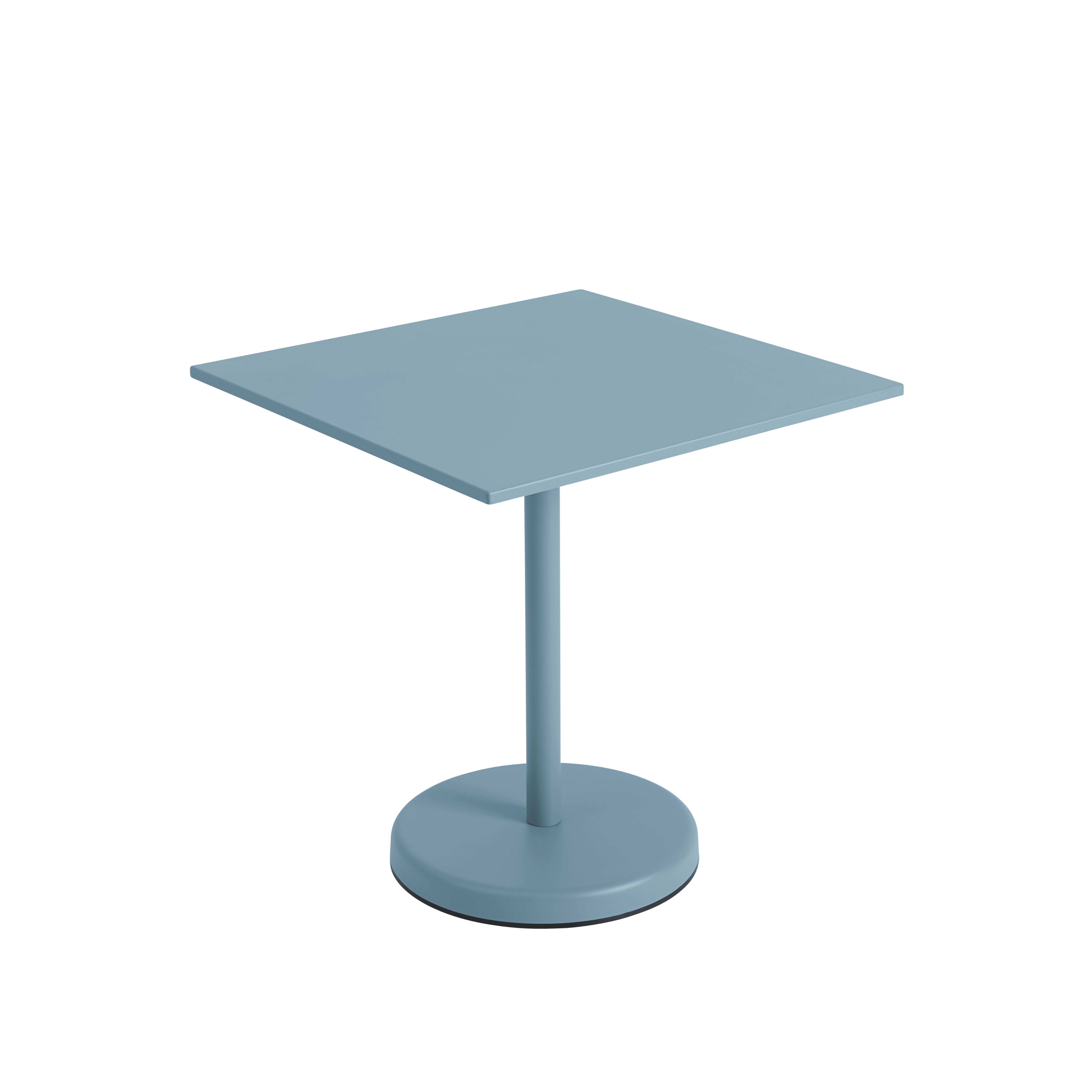 Buitenbar tafel LINEAR blauwe staal