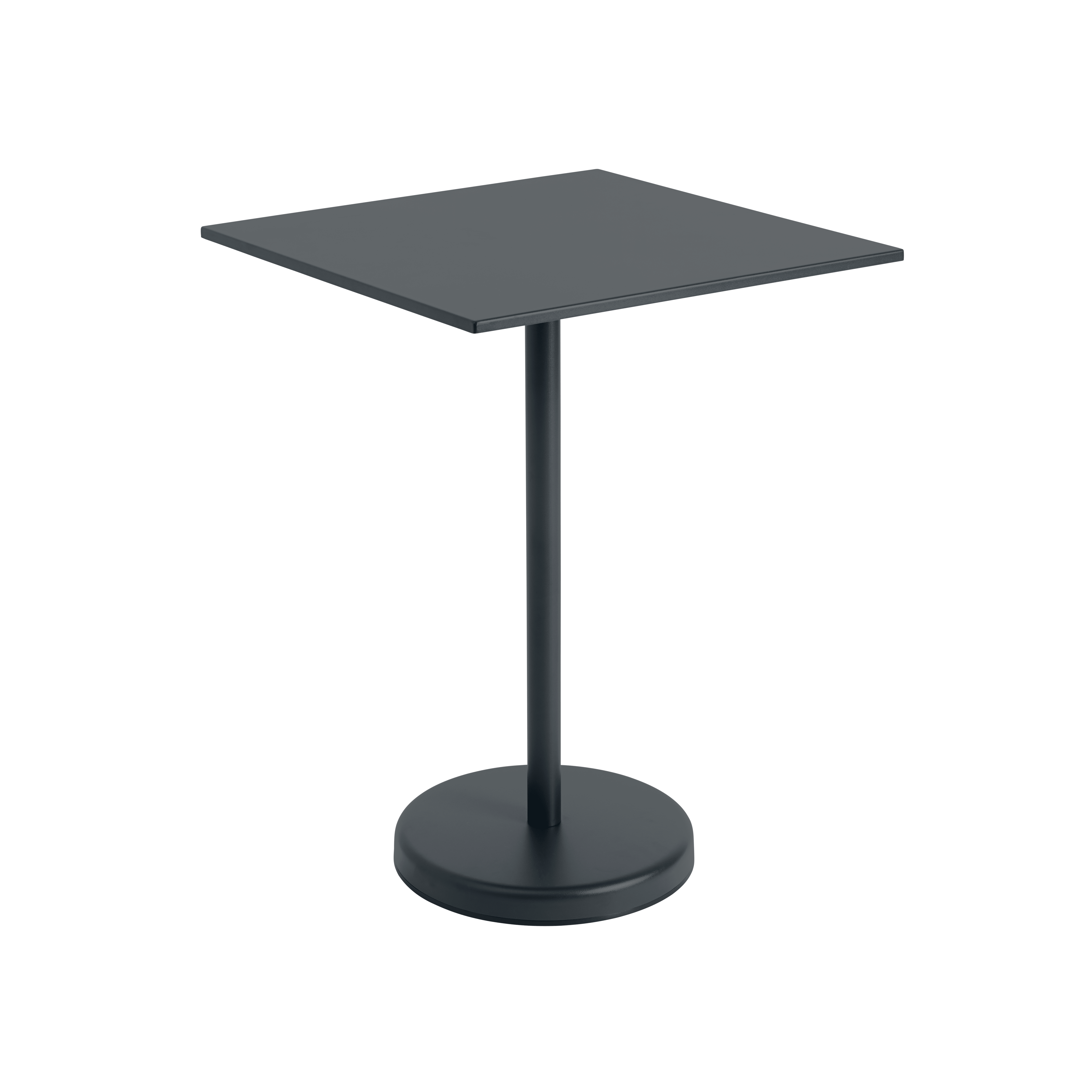 Buitenbar tafel LINEAR zwart staal
