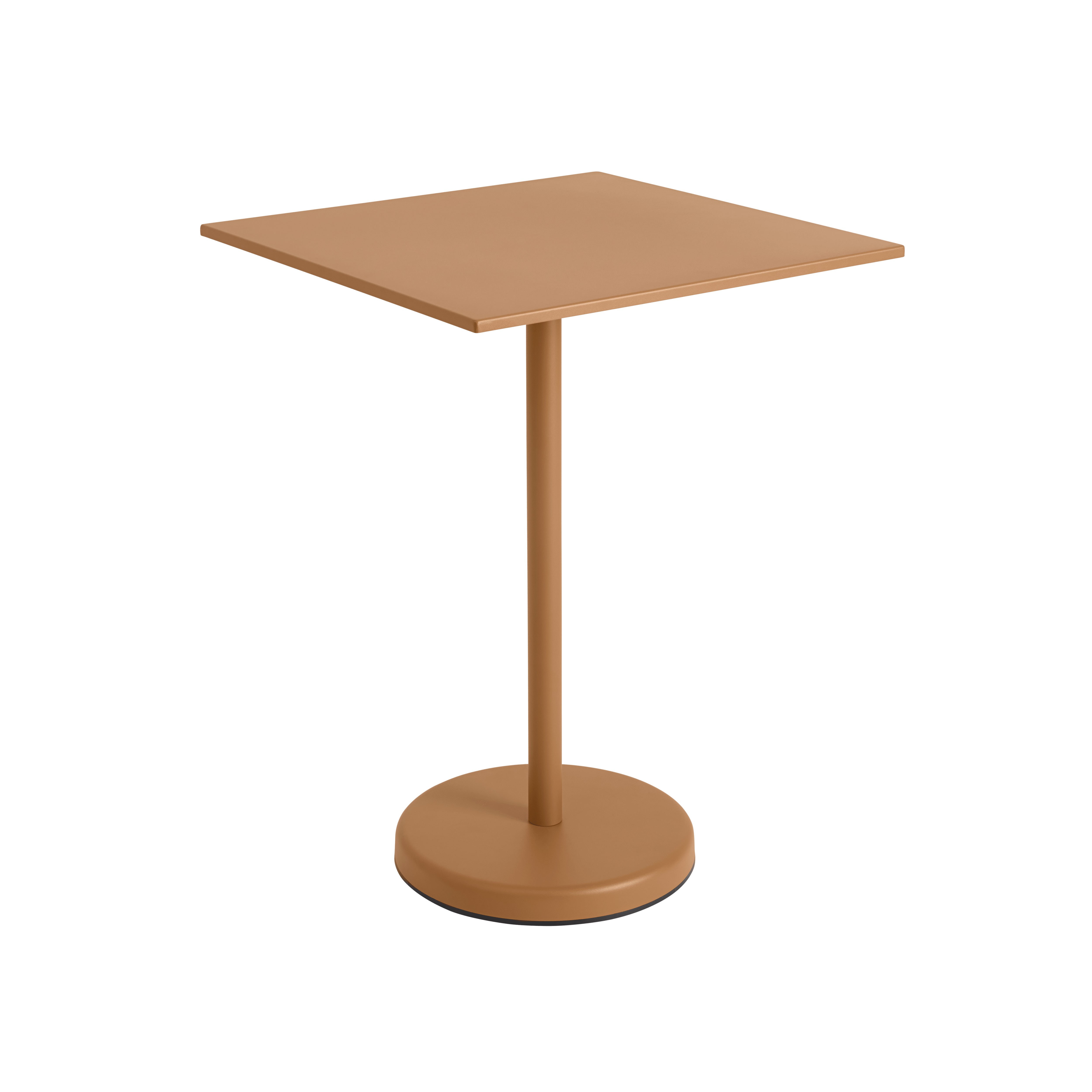 Buitenbar tafel LINEAR oranje staal