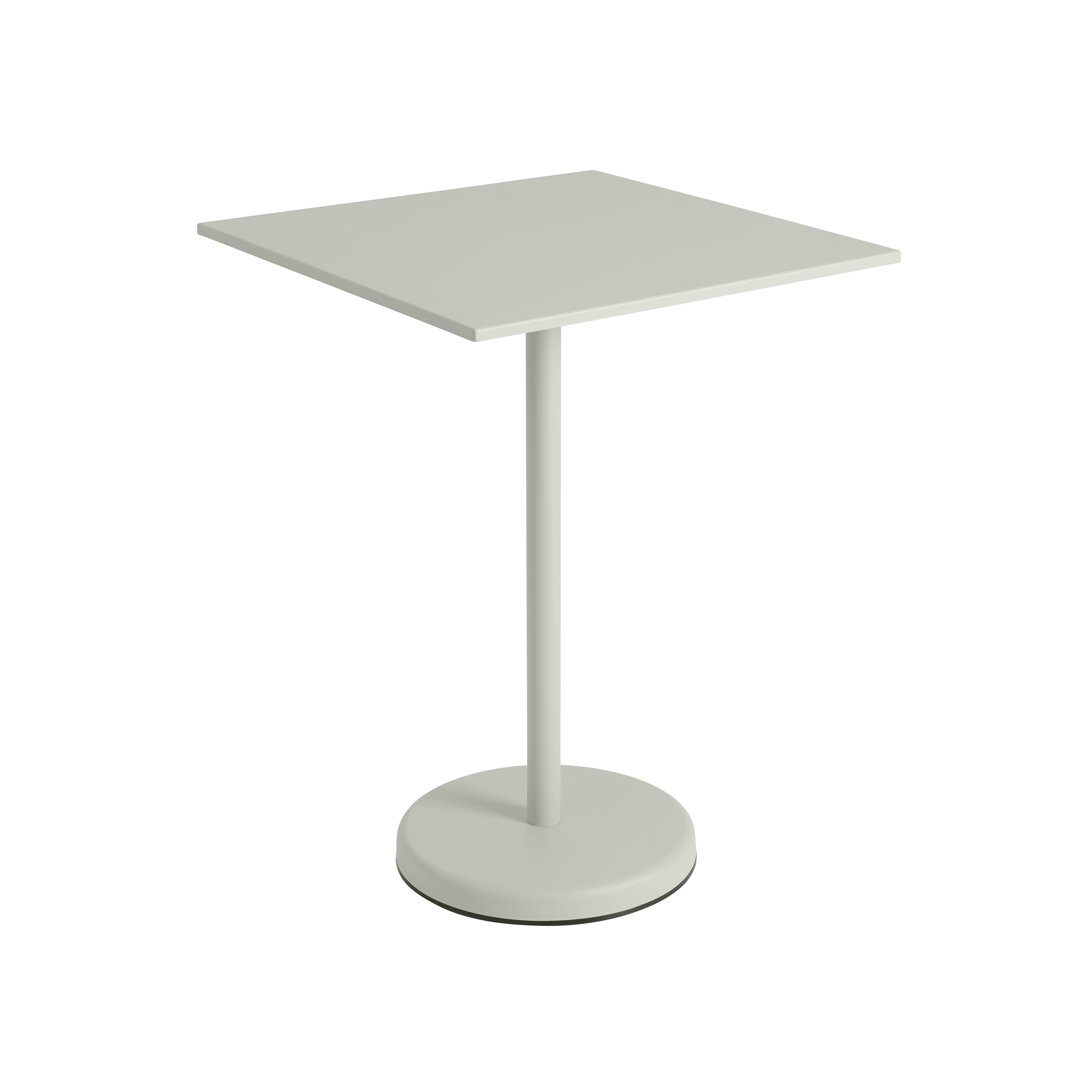 Buitenbar tafel LINEAR grijs staal