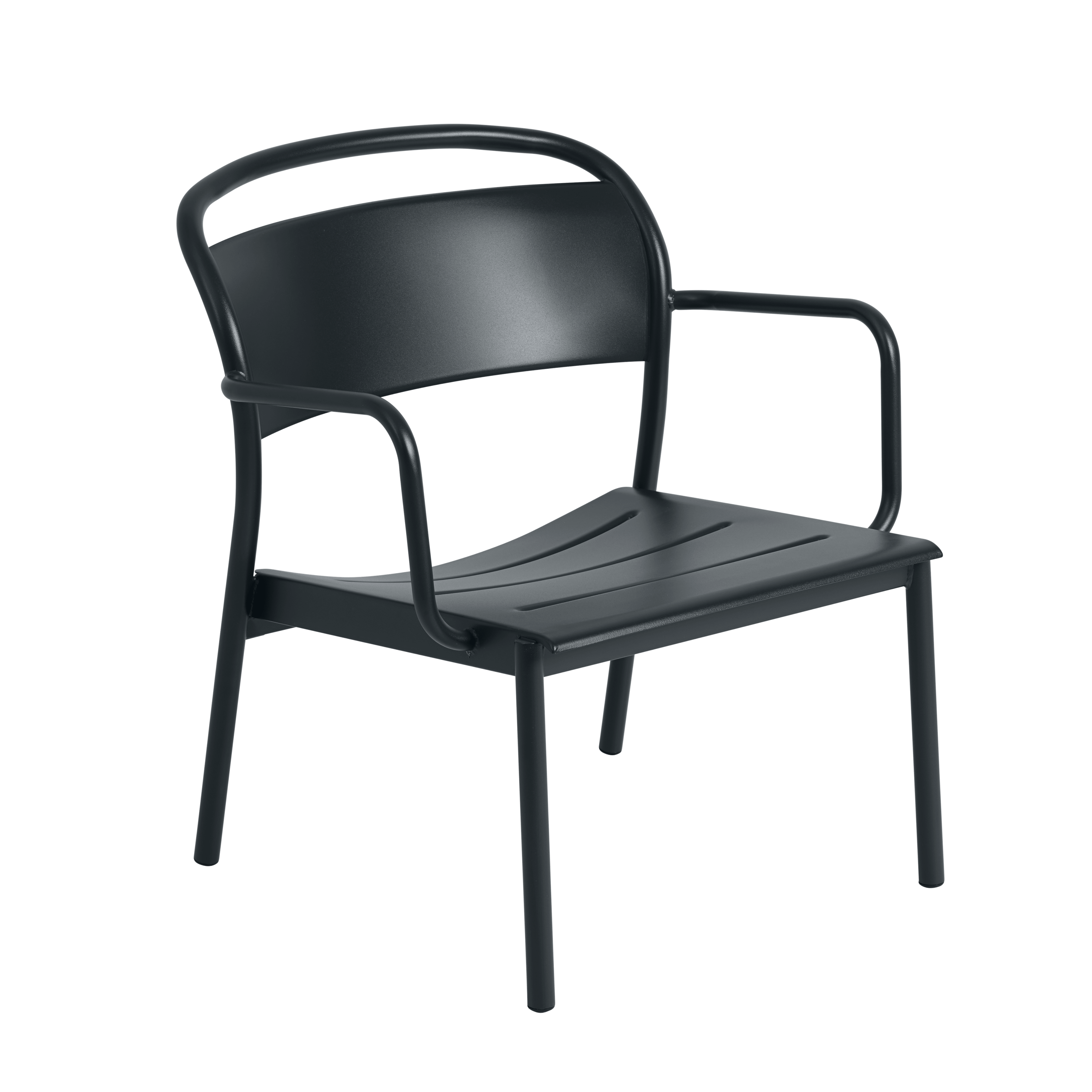 Buitenfauteuil LINEAR zwarte staal