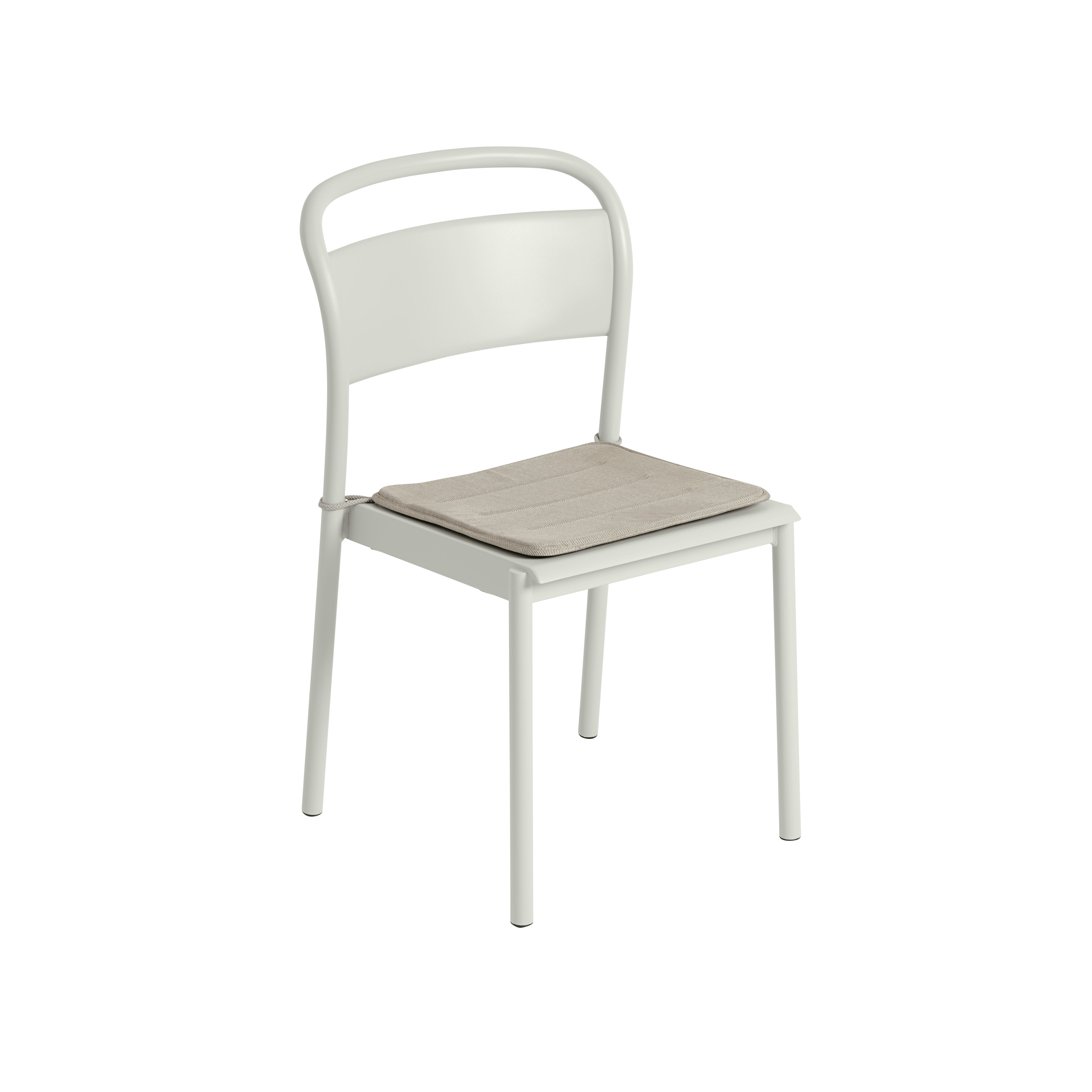 Buitenstoel LINEAR grijs staal