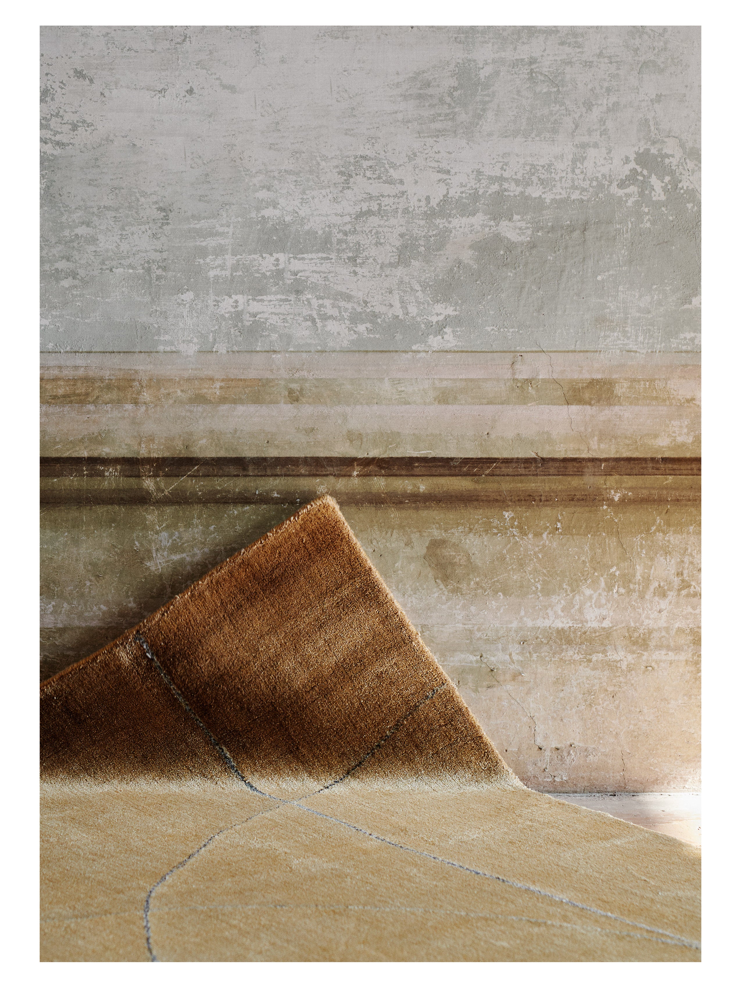 CIRCULUS ochre rug