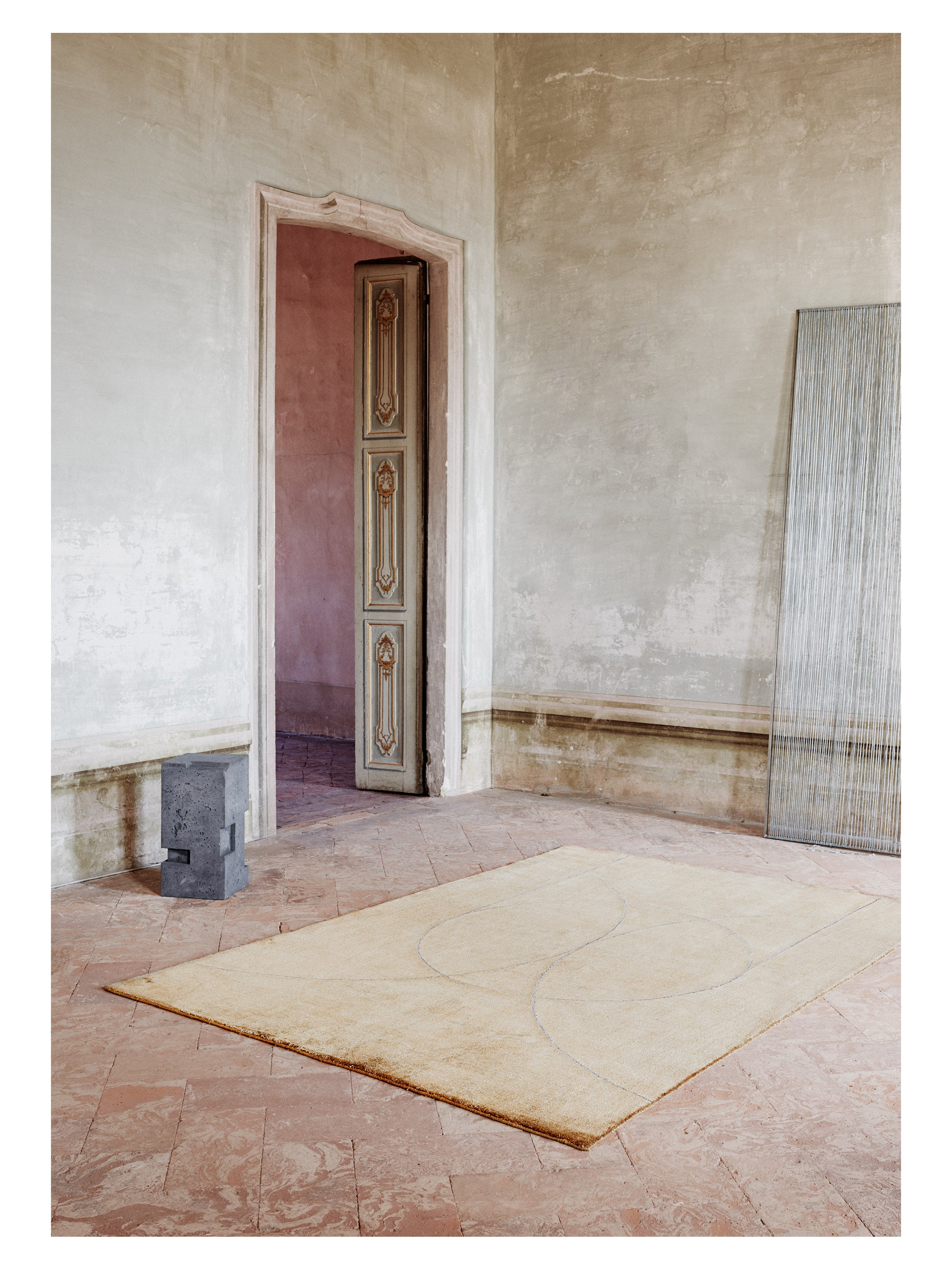 CIRCULUS Brown-Pink Rug