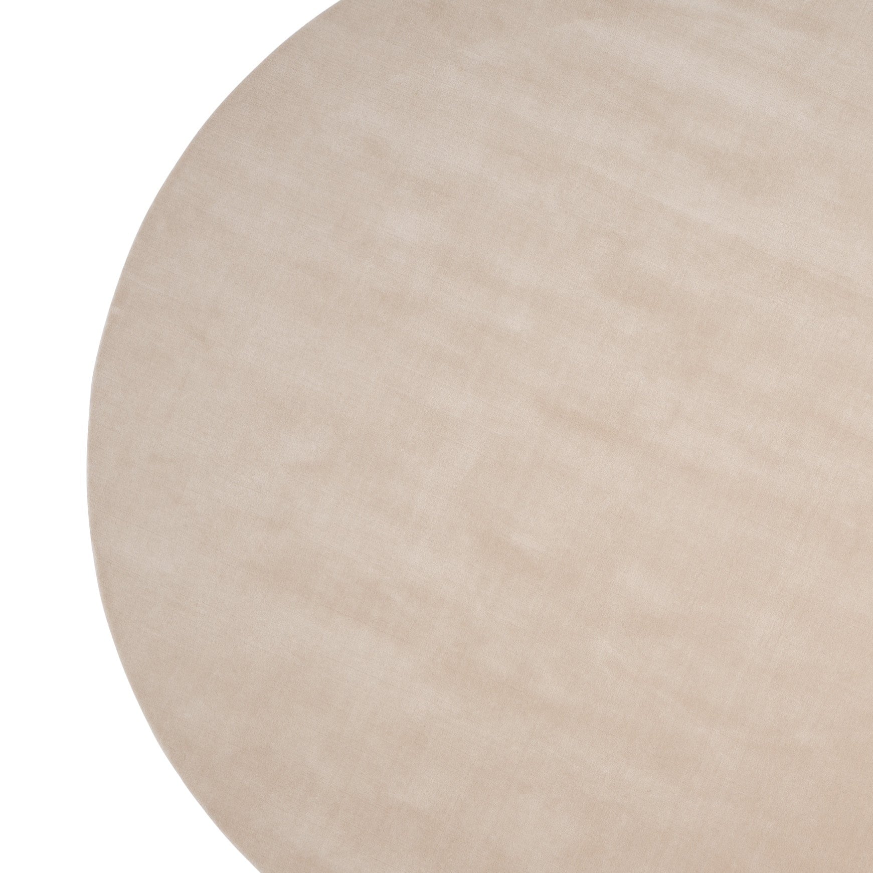 Round rug HALO CLOUD beige