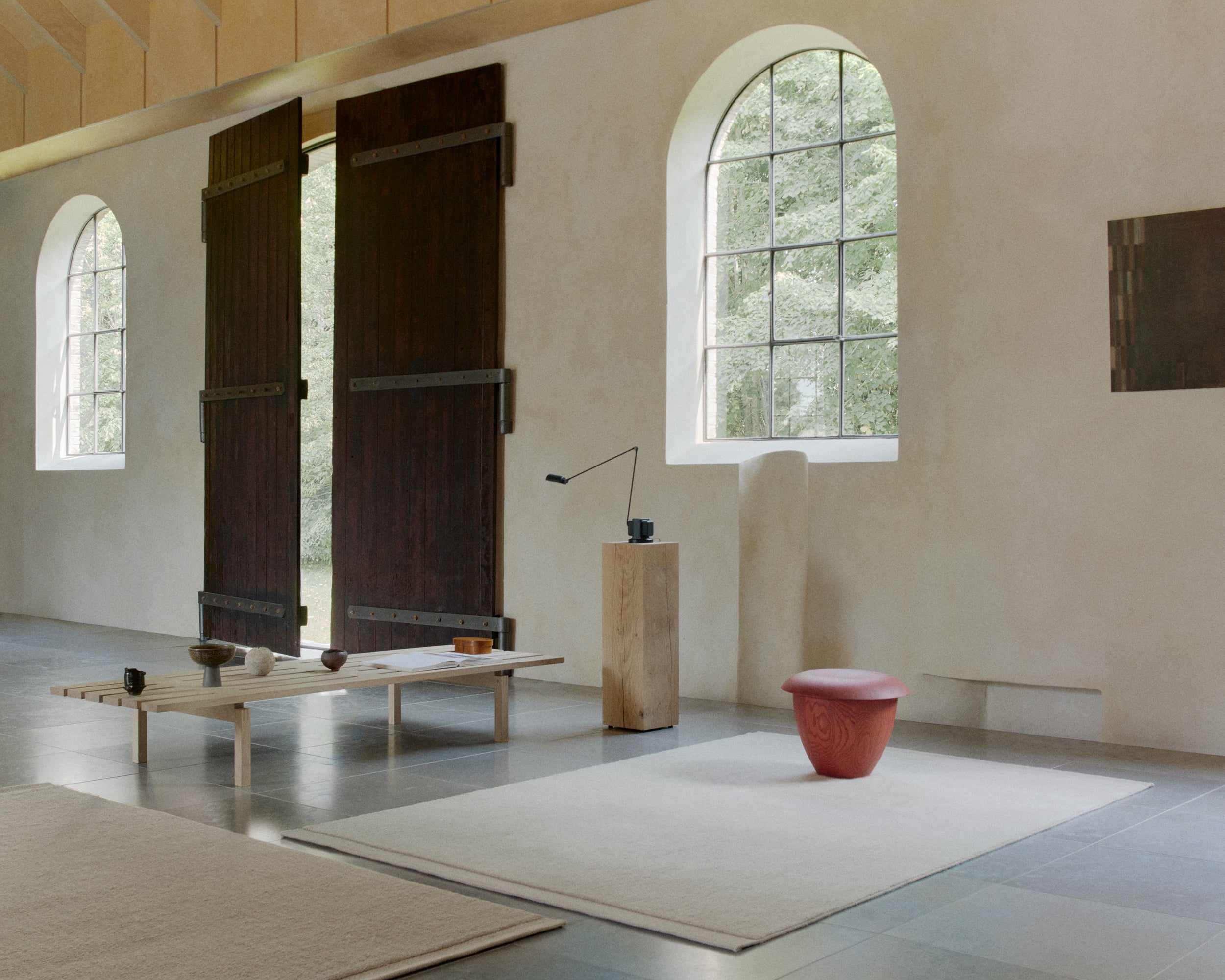 Teppich HUSHED FRAME hellbeige