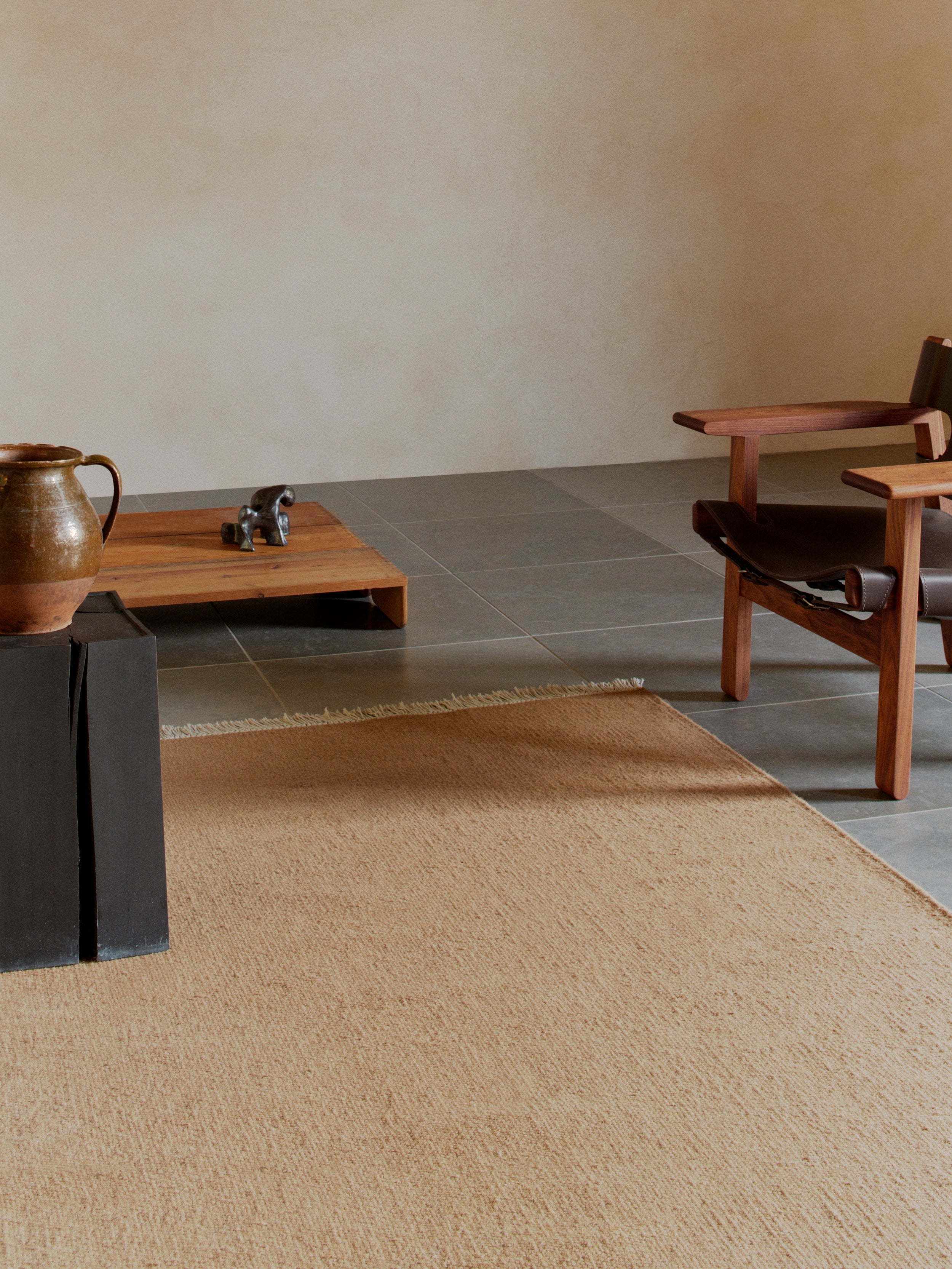 Regenbogenteppich weiß