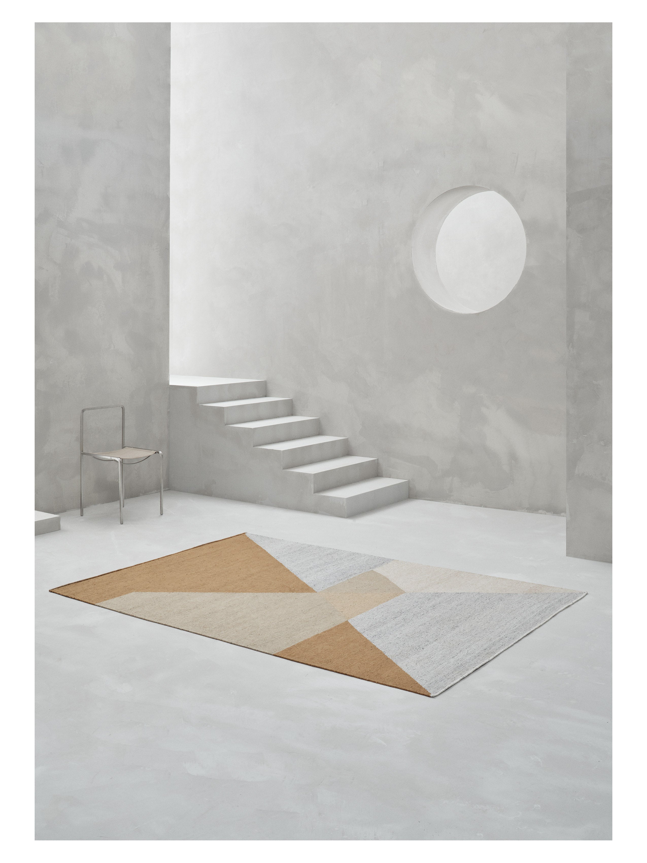 Vloerkleed SNEFRID groen met beige