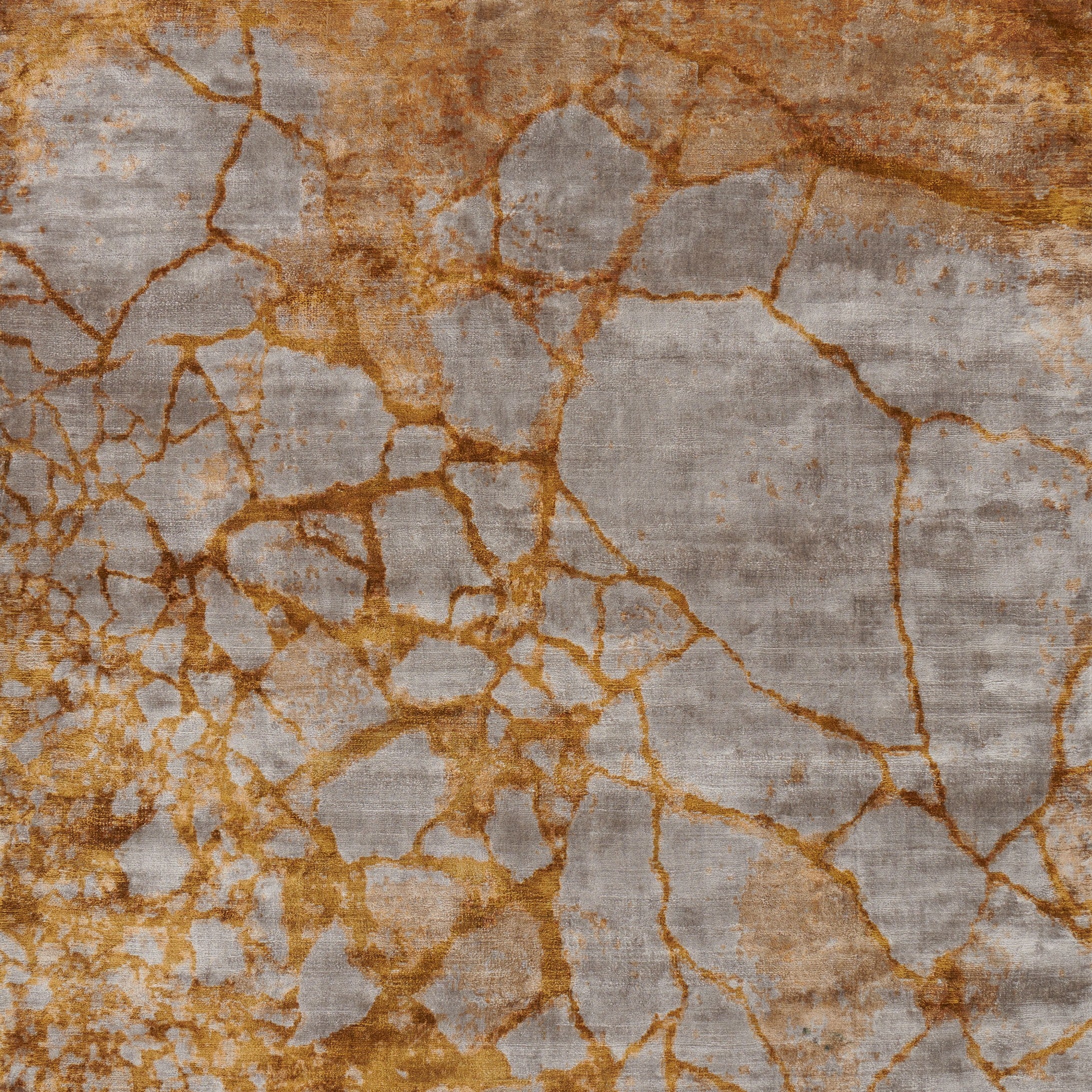 TOSKA rug ochre with gray