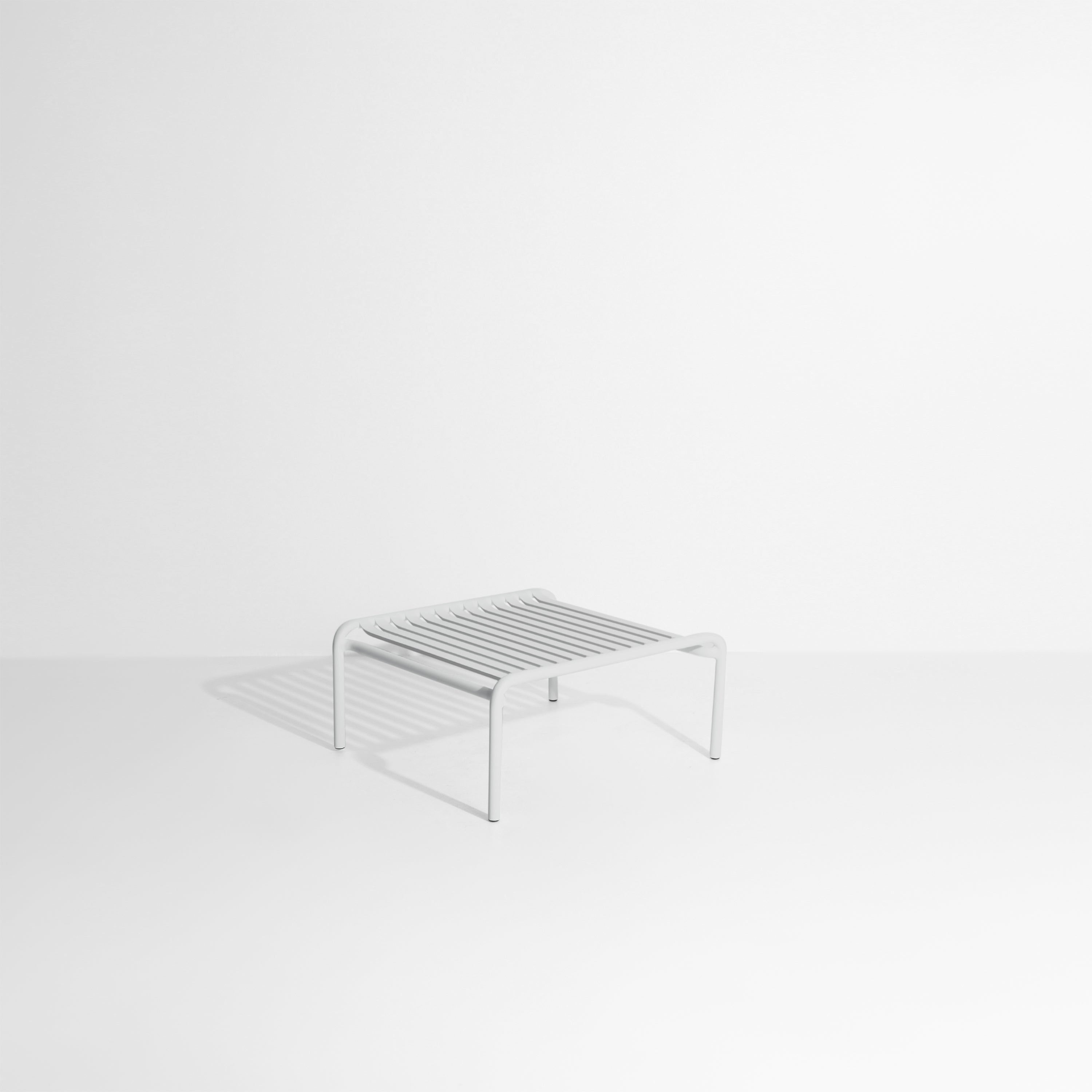 Vierkante tuintafel WEEK-END parelgrijs