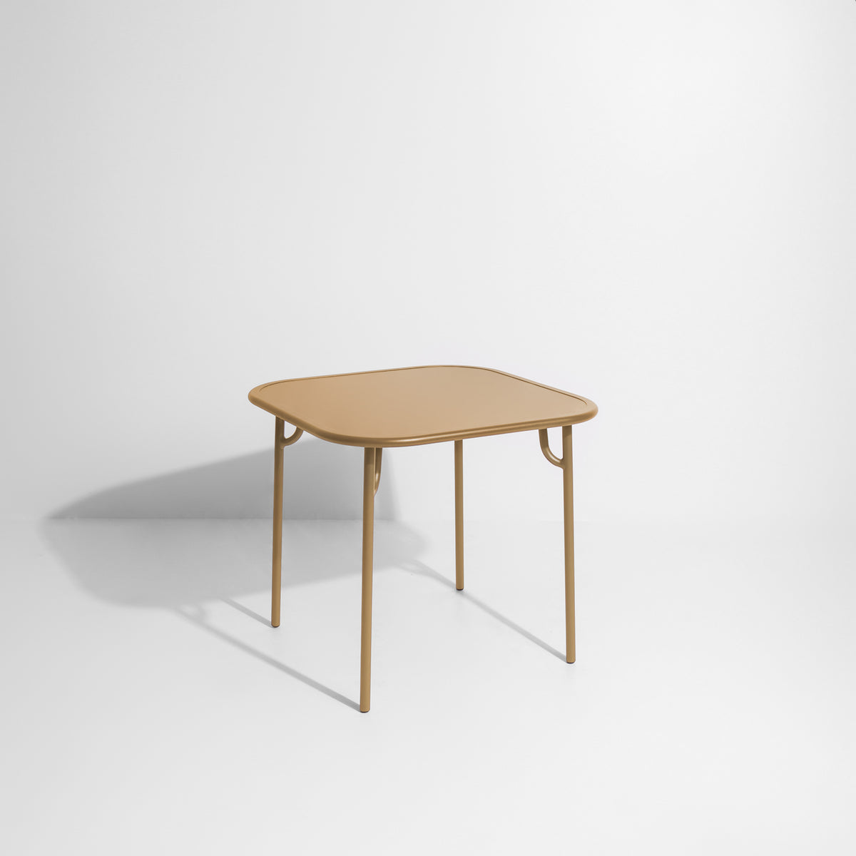Vierkante tuintafel WEEK-END goud