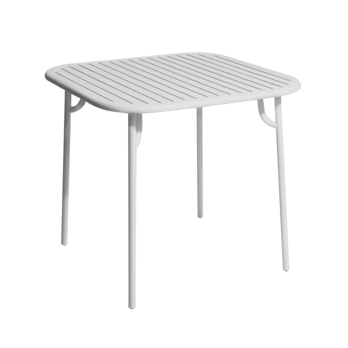 Vierkante tuintafel WEEK-END parelgrijs