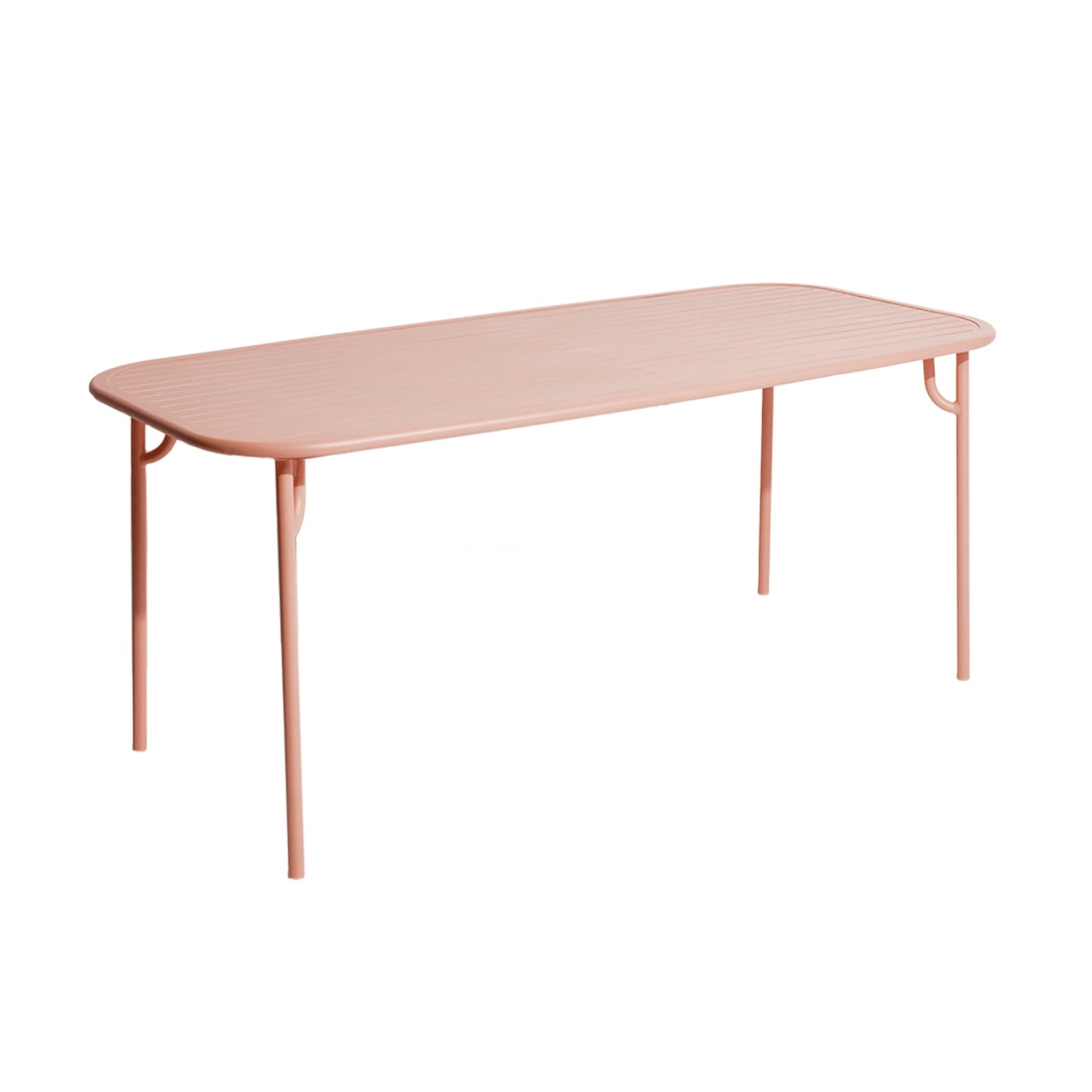 Tuin tafel WEEK-END in lichtroze